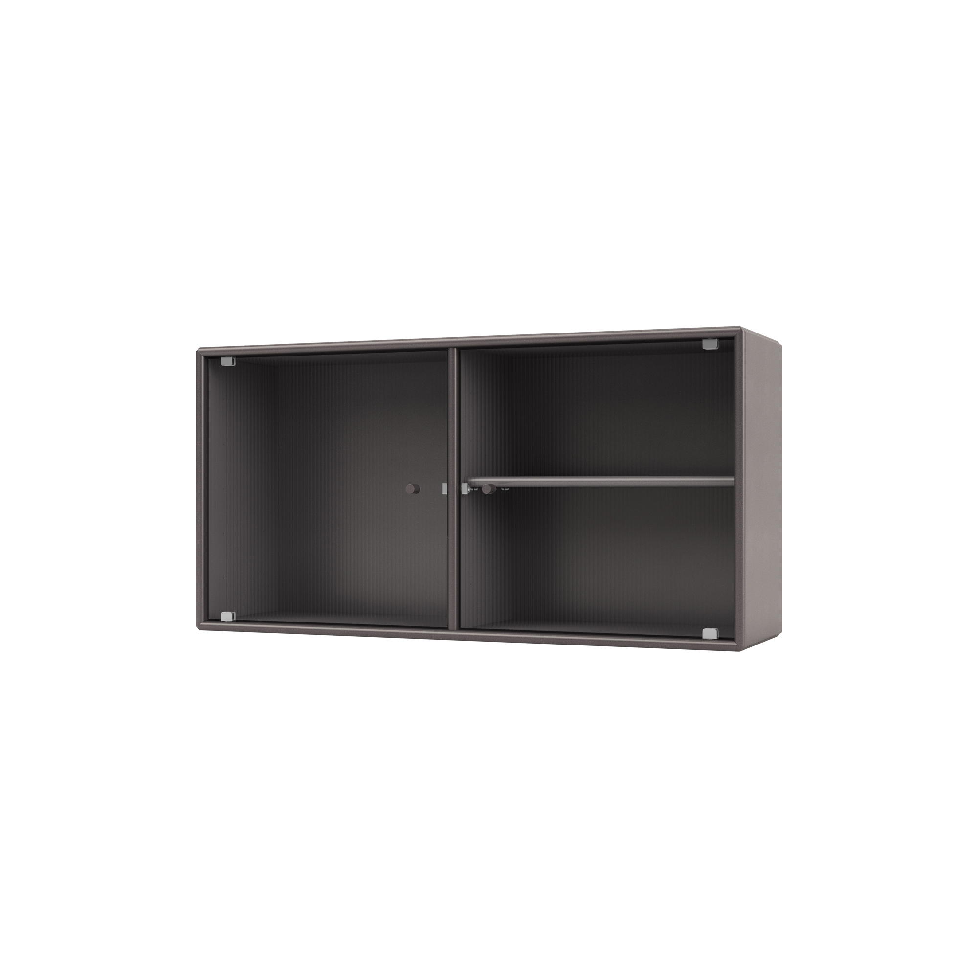 Montana Furniture - RIPPLE I vitrineskab, 35 coffee