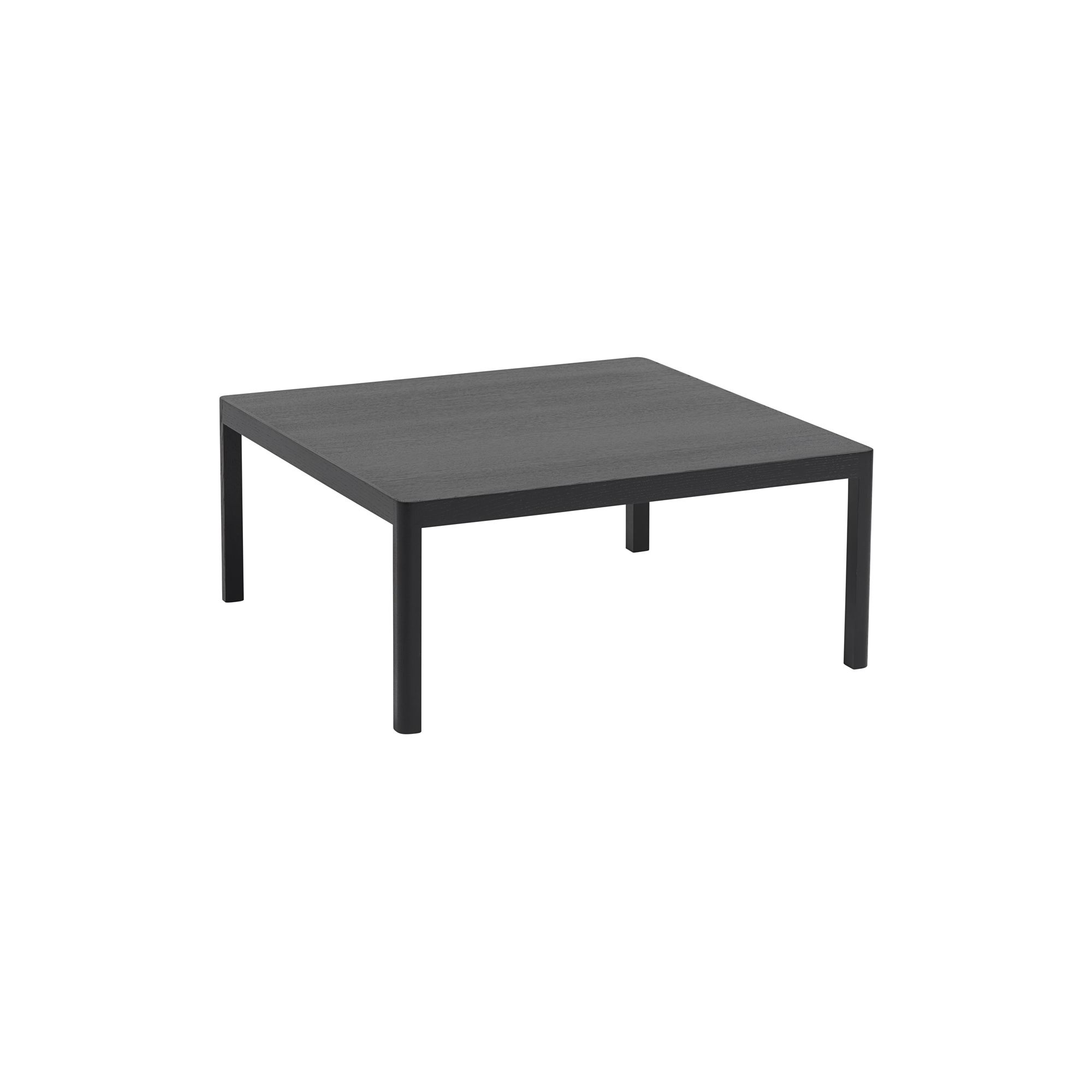 Muuto - Workshop Coffee Table, black, Outline - 86x86 cm