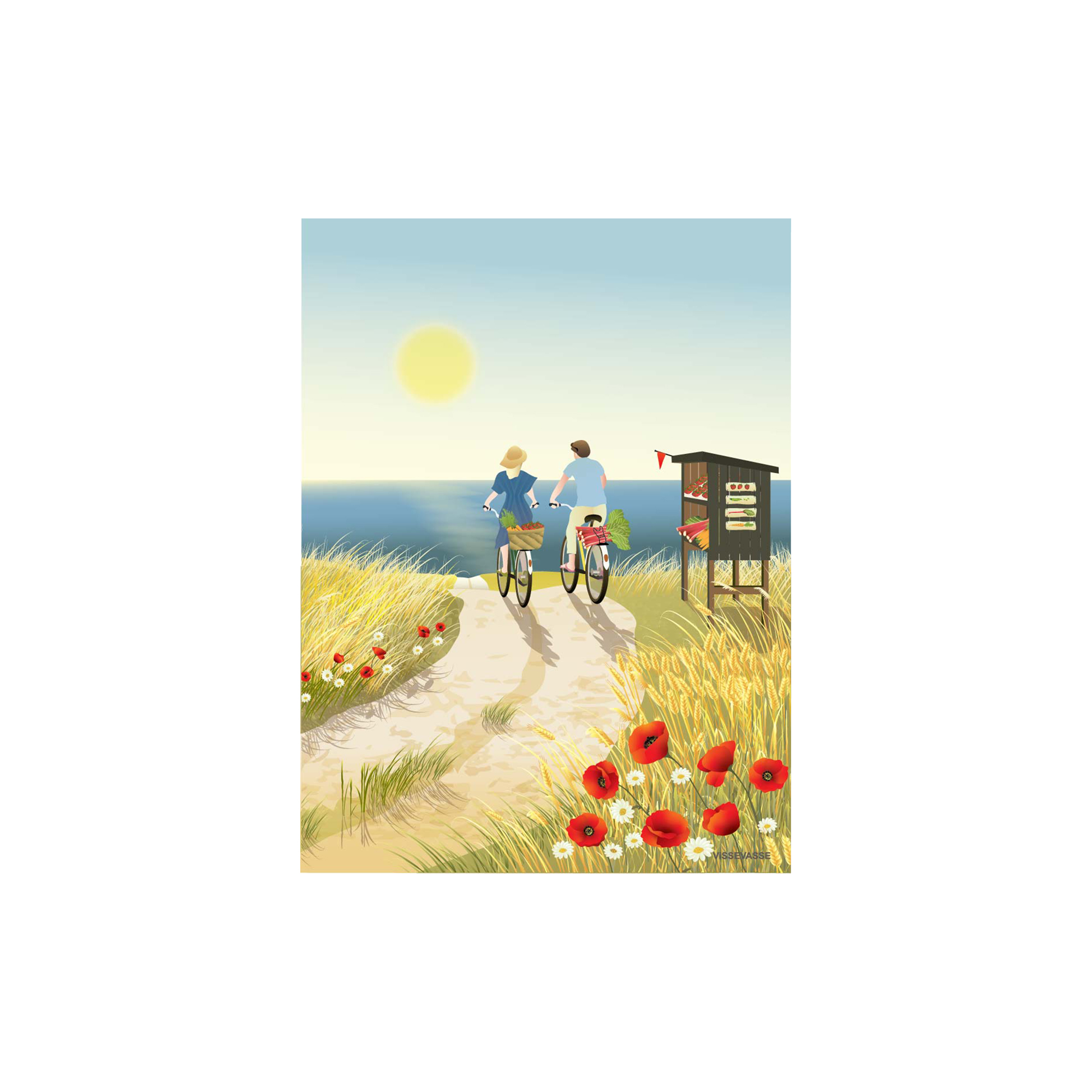 ViSSEVASSE - Summer Life plakat - 30x40 cm