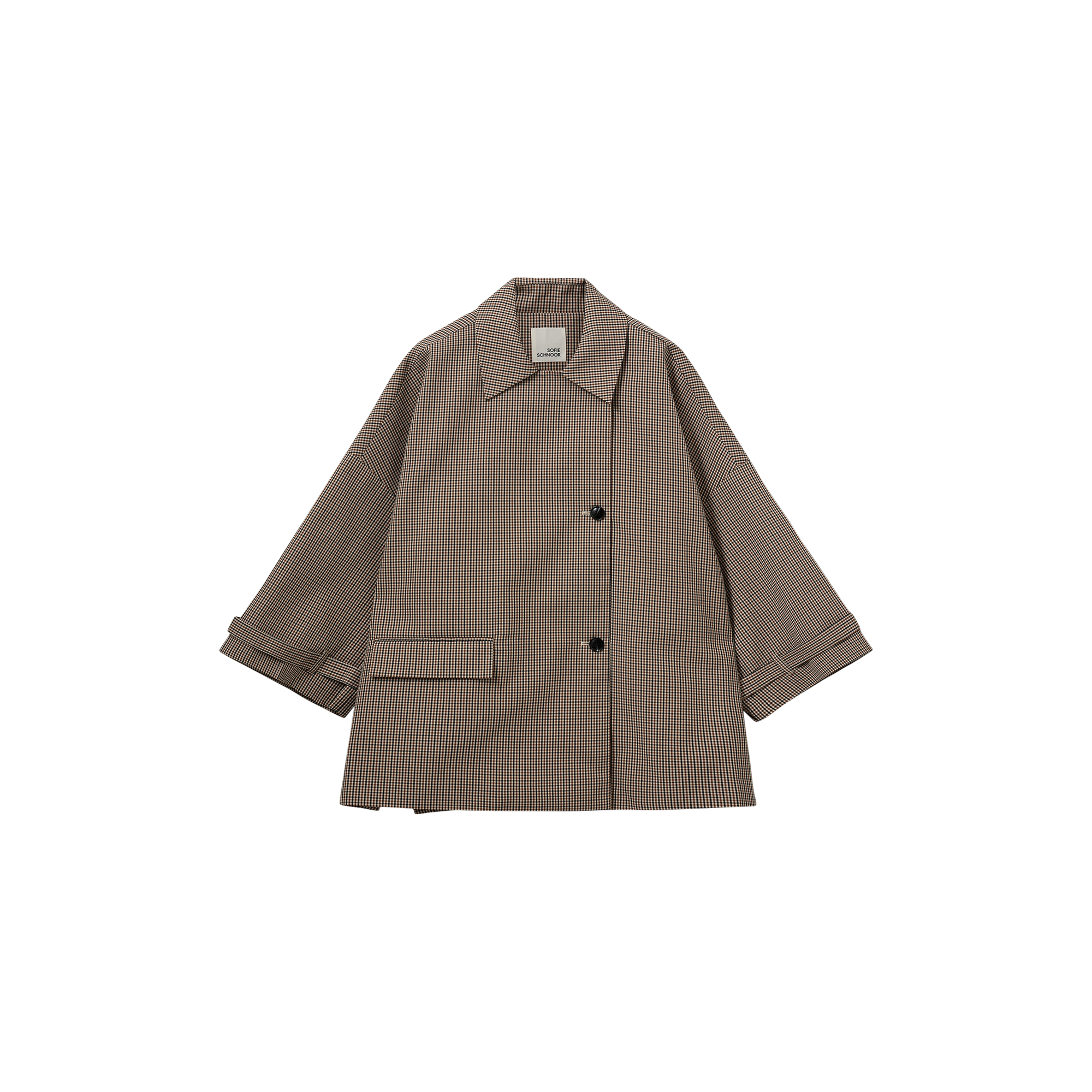 Sofie Schnoor - SelinaSW Oversize Check Jacket, check - Str. 42