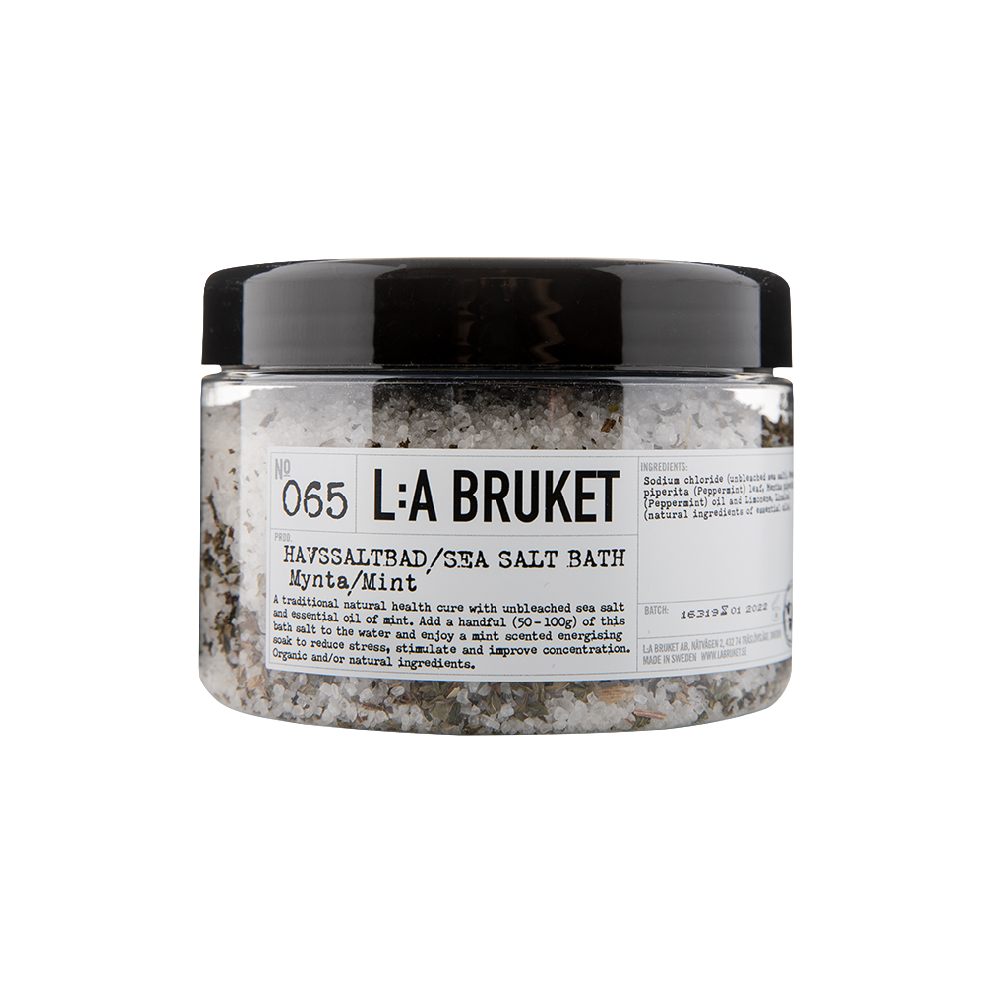 L:a Bruket - No. 065 Sea Salt Bath, peppermint