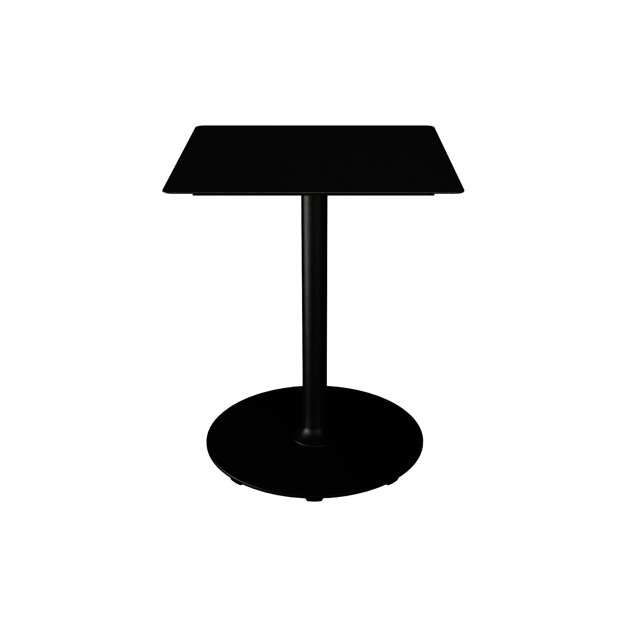 HOUE - PICO Café Table with Round Base 60x60, black