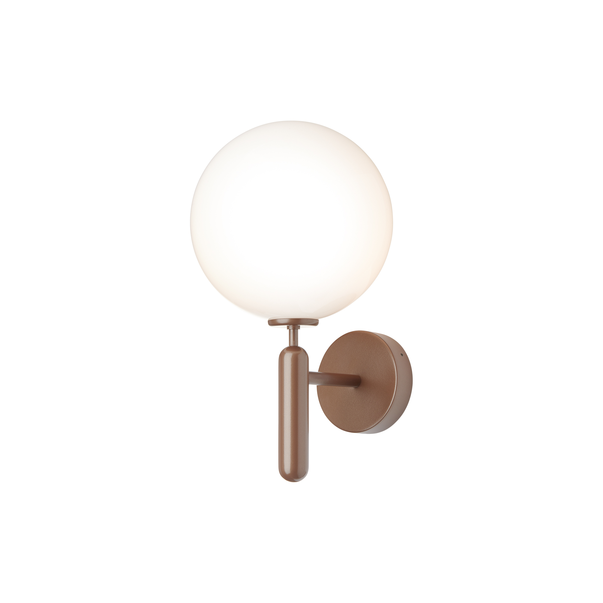 Nuura - Miira Outdoor Wall Lamp, dark bronze/opal