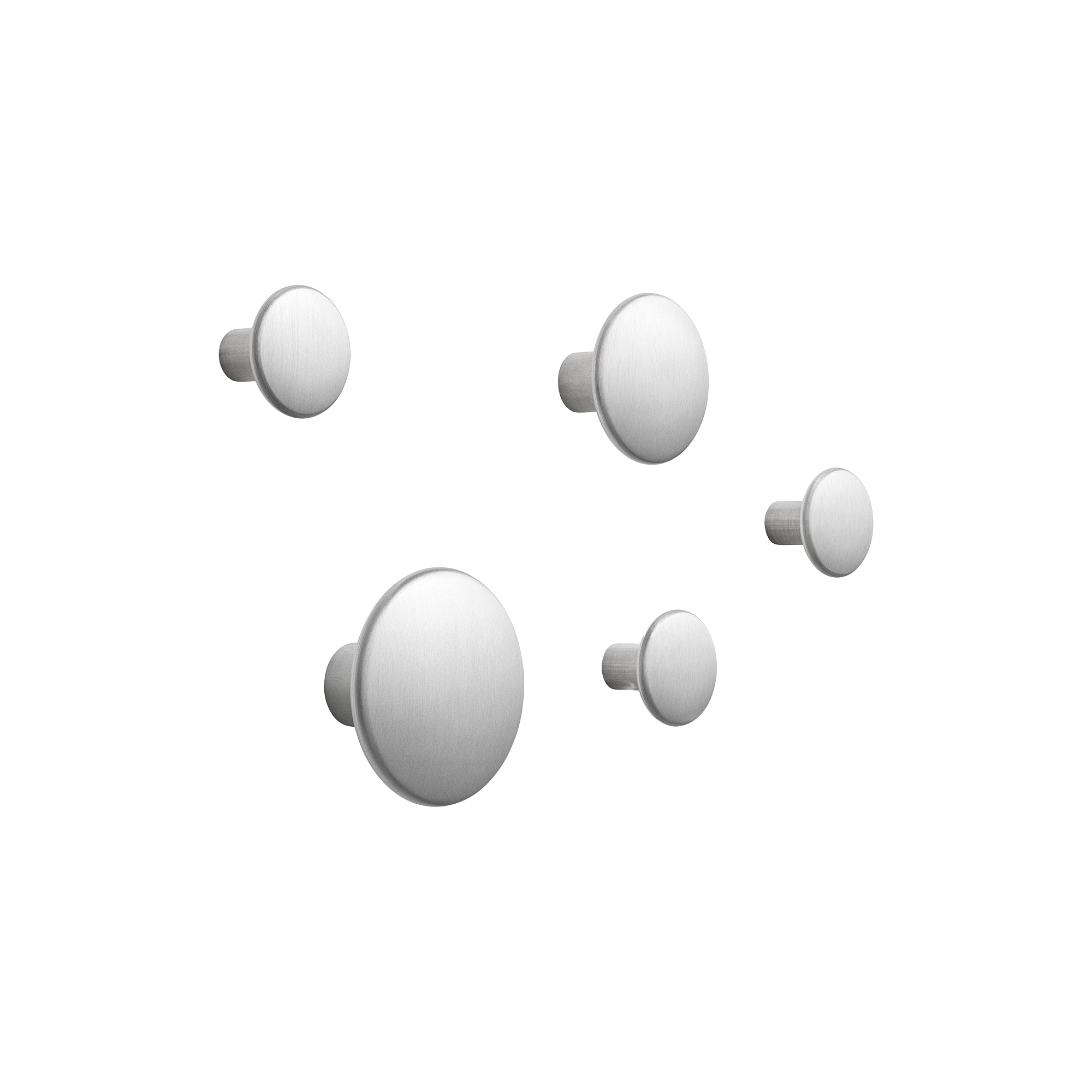 Muuto - Dots Metal 5 pcs., aluminum