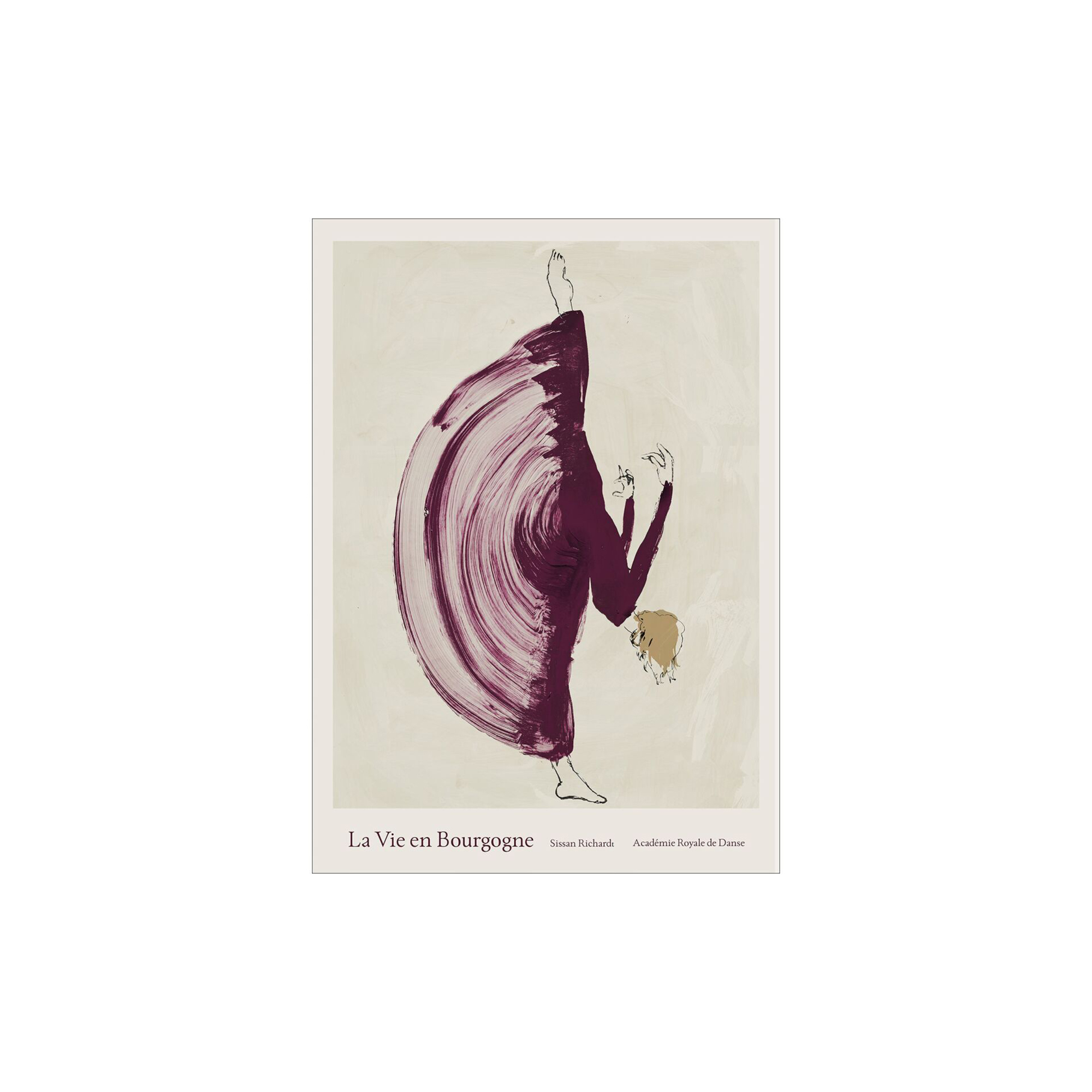 Poster & Frame - La Vie en Bourgogne - A4