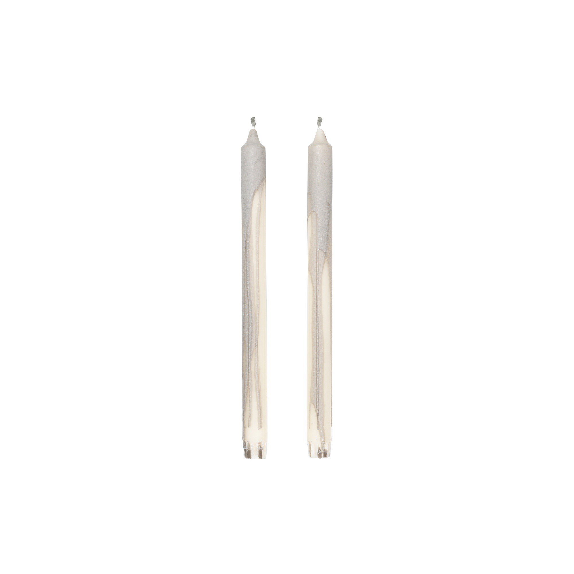 Ferm Living - Dryp Candles 2 stk., warm grey