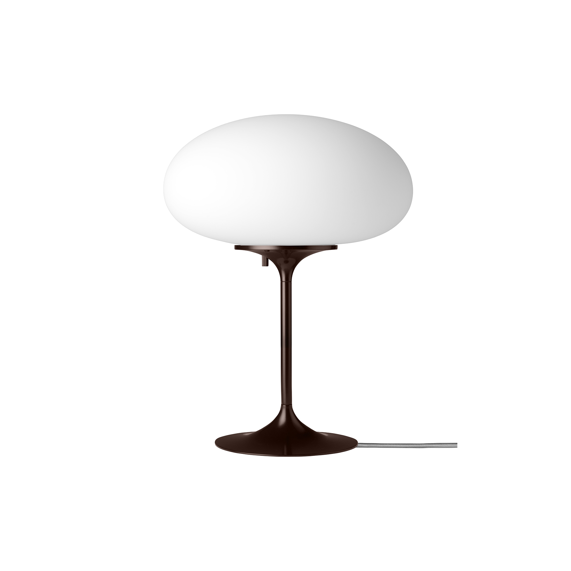 GUBI - Stemlite Table Lamp, black red - H: 42 x Ø 32 cm.