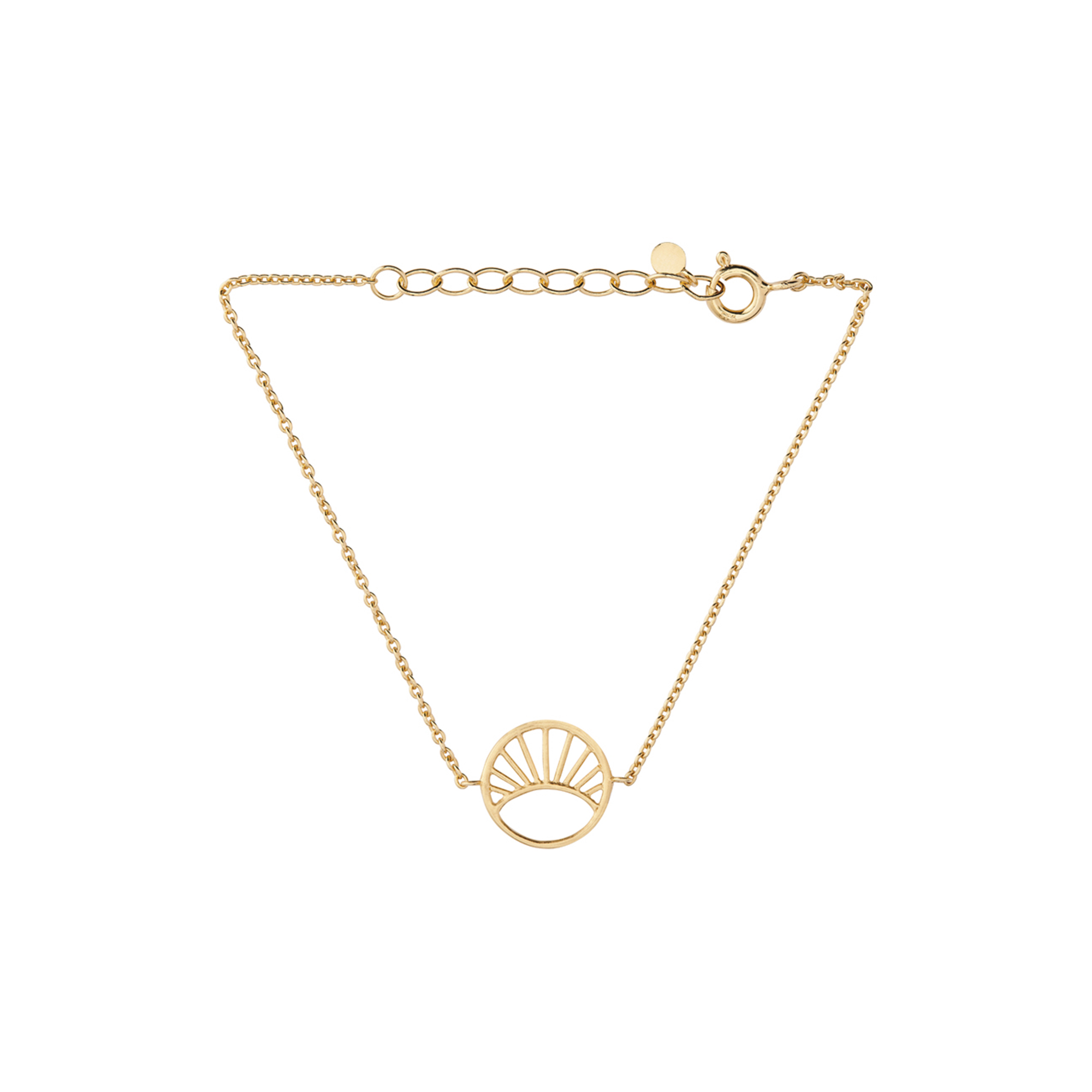 Pernille Corydon Jewellery - Daylight armbånd, guld - L: 15-18 cm.