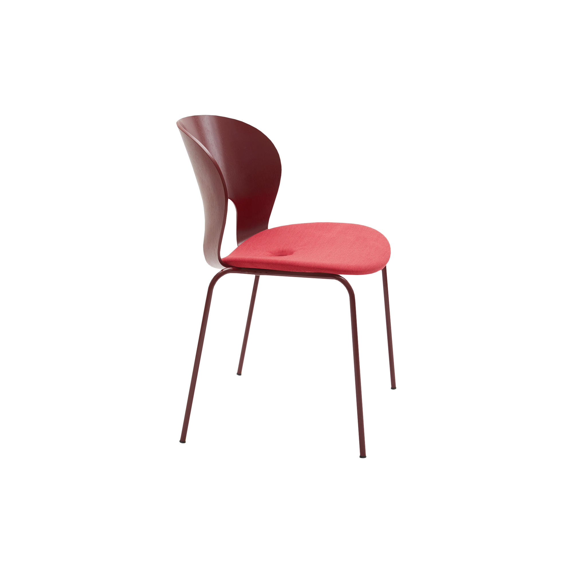 Magnus Olesen Design - Ø Chair spisebordsstol, bordeaux pang - H: 80 x B: 50 x D: 53 cm.