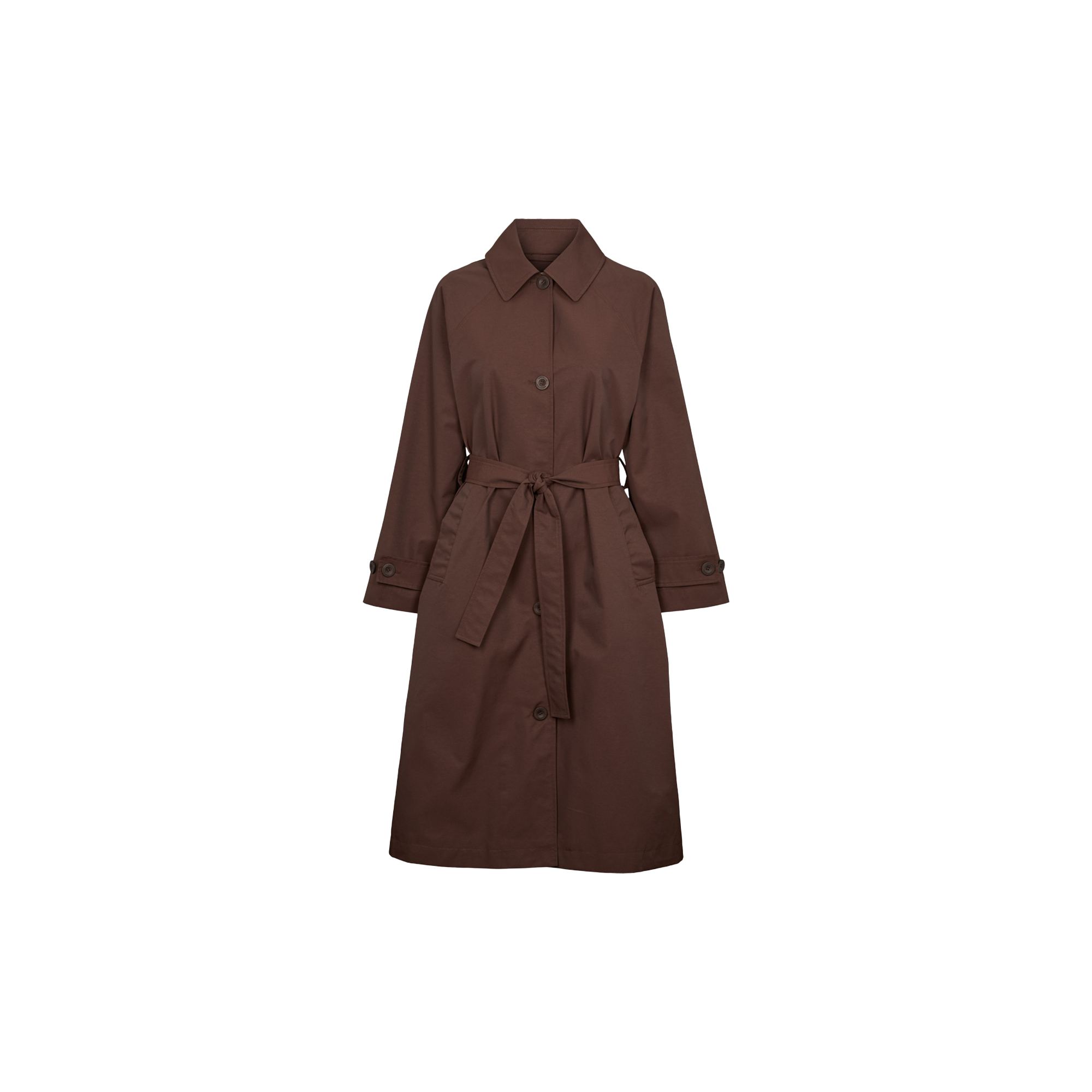 Basic Apparel - Gise Raglan Coat, chicory coffee - Str. S