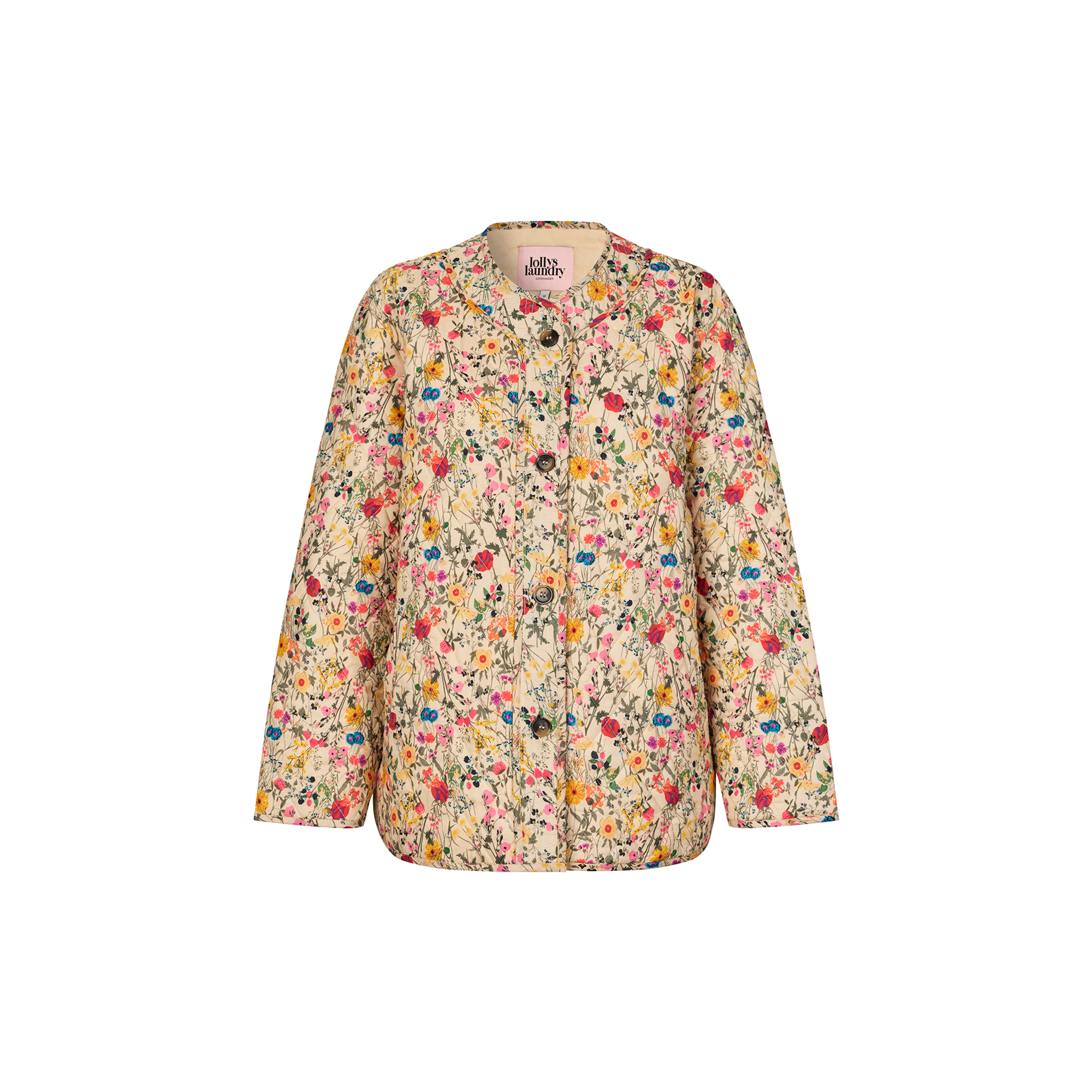 Lollys Laundry - LilyLL Quilted Jacket LS, flower print - Str. M