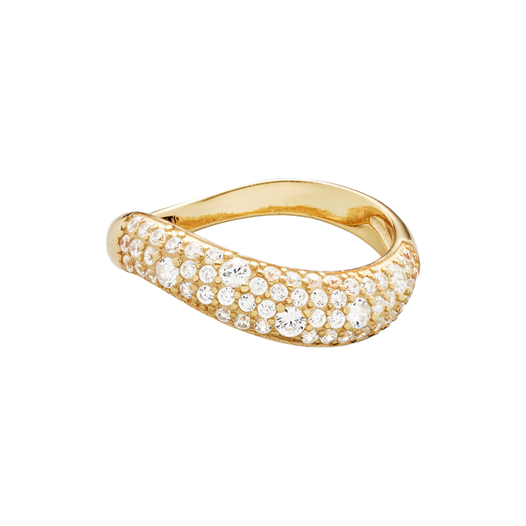 Philippa Studios - Wave Pave Ring - 52