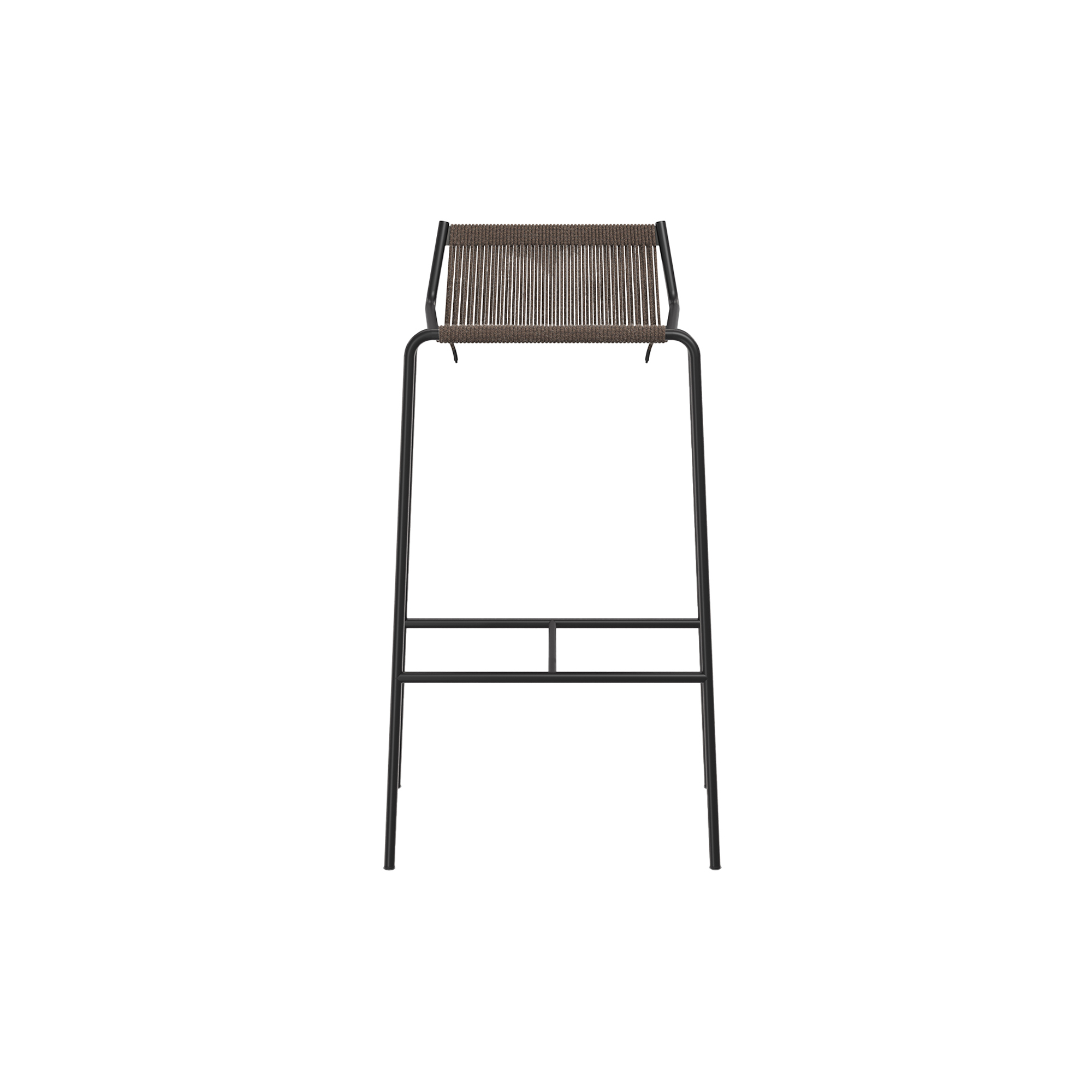 Thorup Copenhagen - Noel Bar Chair, black/dark grey - H77 cm