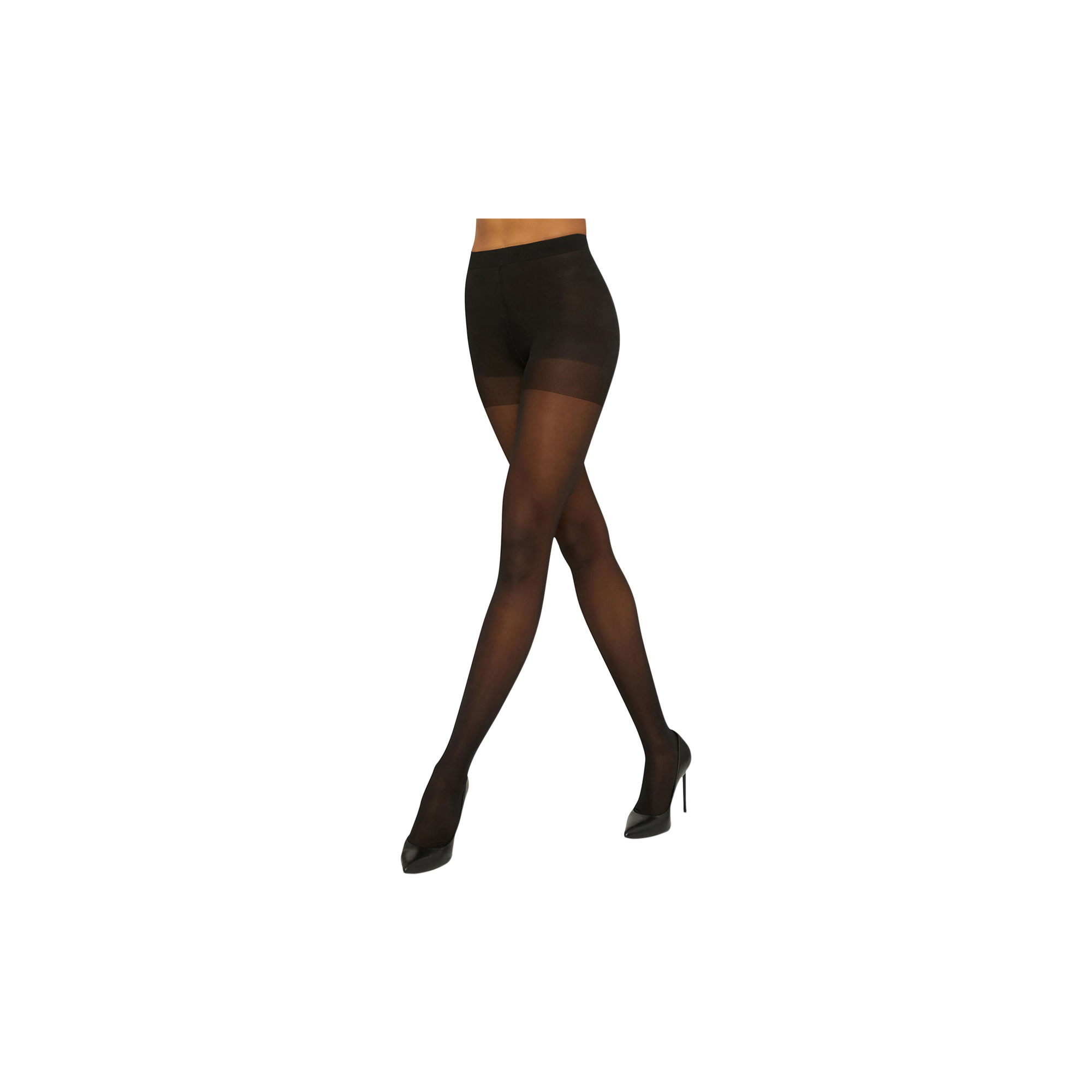 Wolford - Miss W 30 leg support Tights, black - XXL