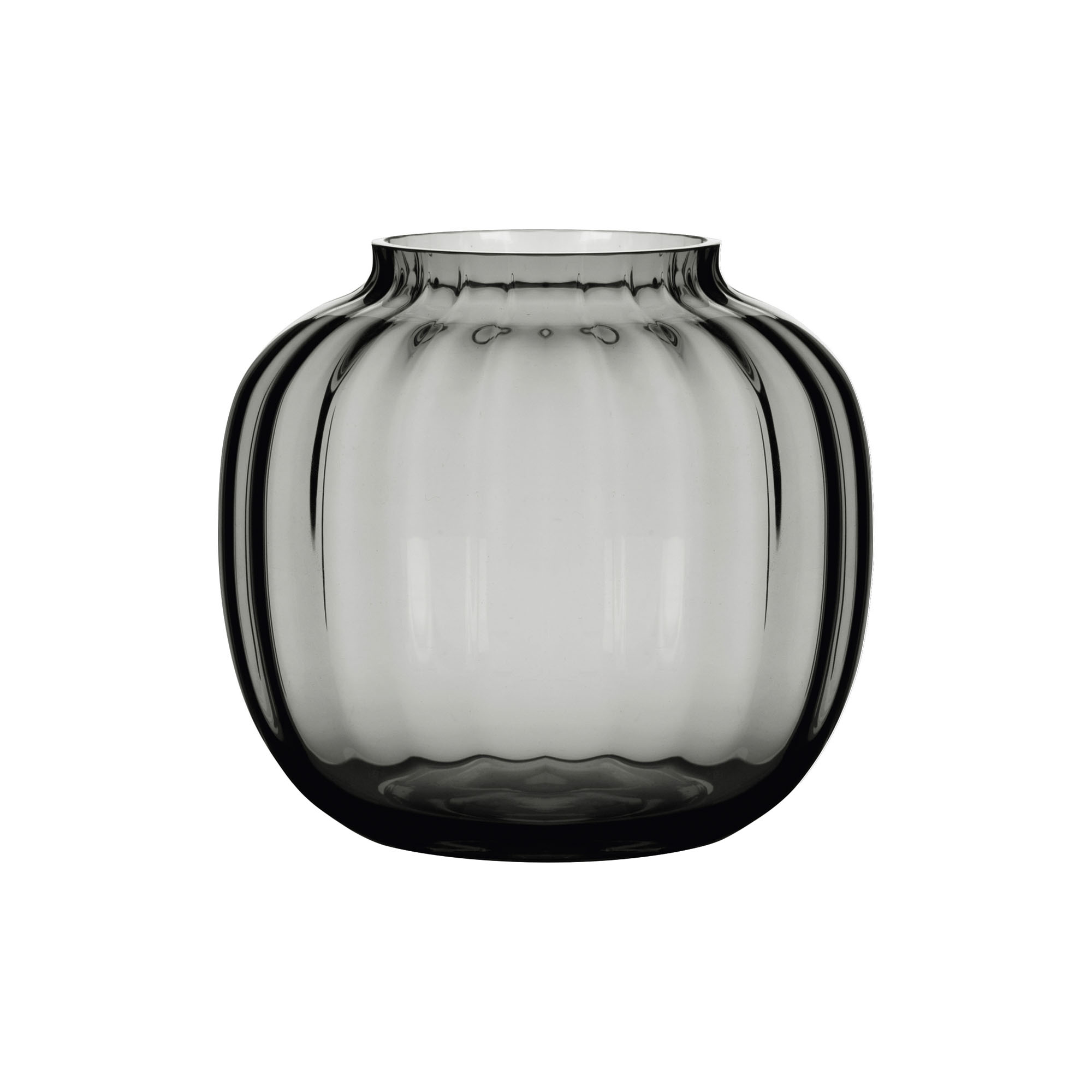 Holmegaard - Primula vase, smoke - H12.5 cm