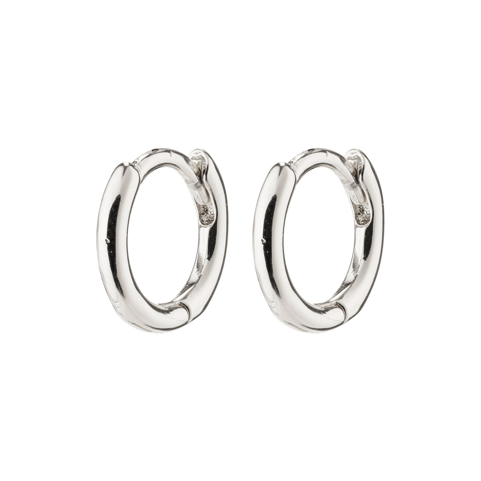 Pilgrim - EANNA recycled huggie hoops, sølvbelagt