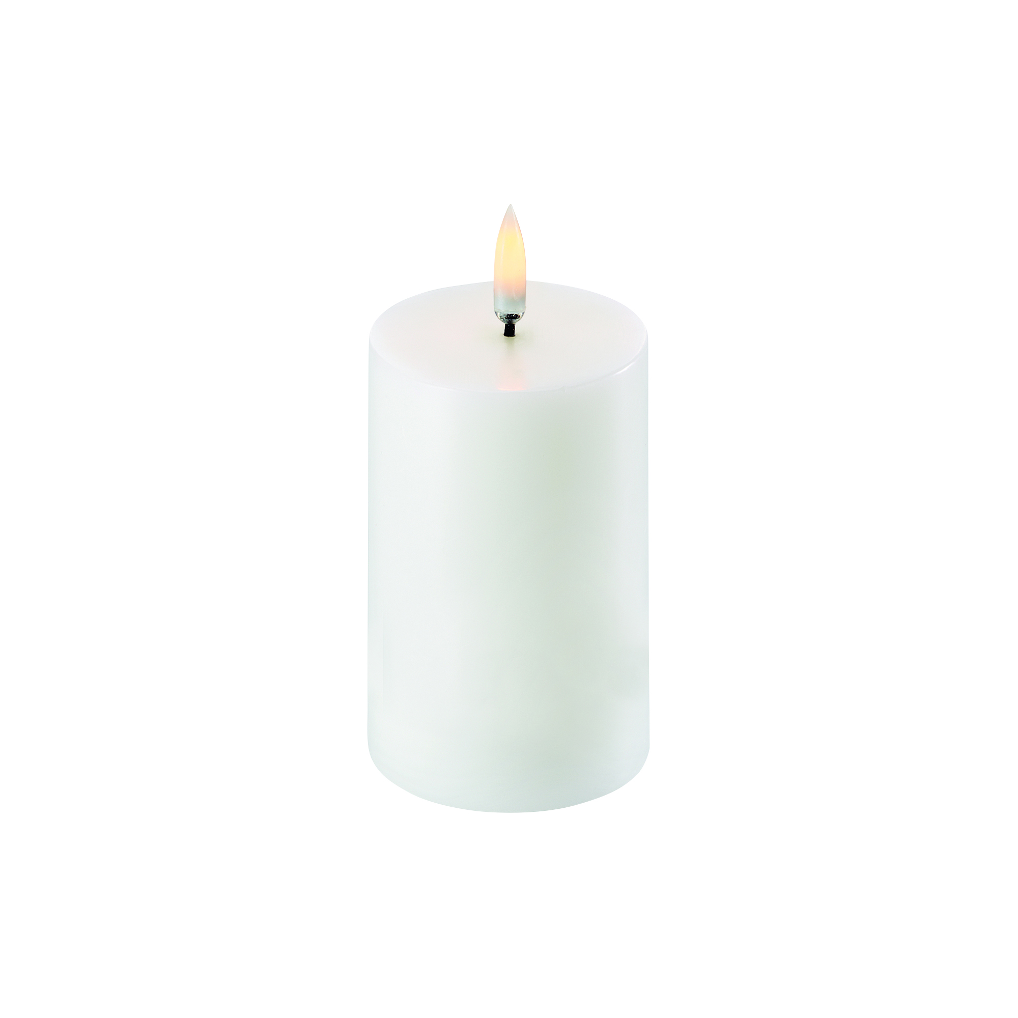 Uyuni Lighting - LED Mini Pillar Candle 7.5 cm, nordic white - H7.5 cm