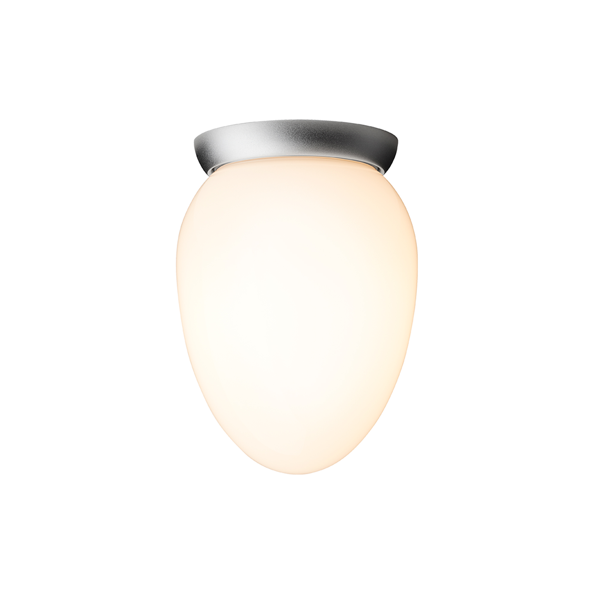 Nuura - Rizzatto 171 Ceiling Lamp, satin silver/opal