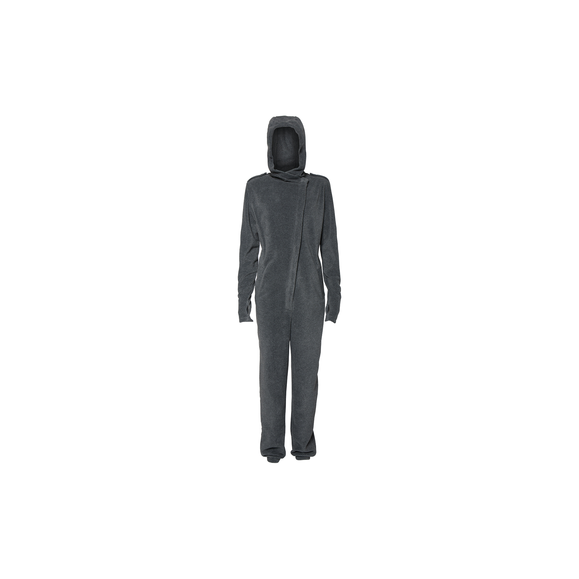 Karmameju - COTOPAXI fleece pantsuit, dark grey - Str. L