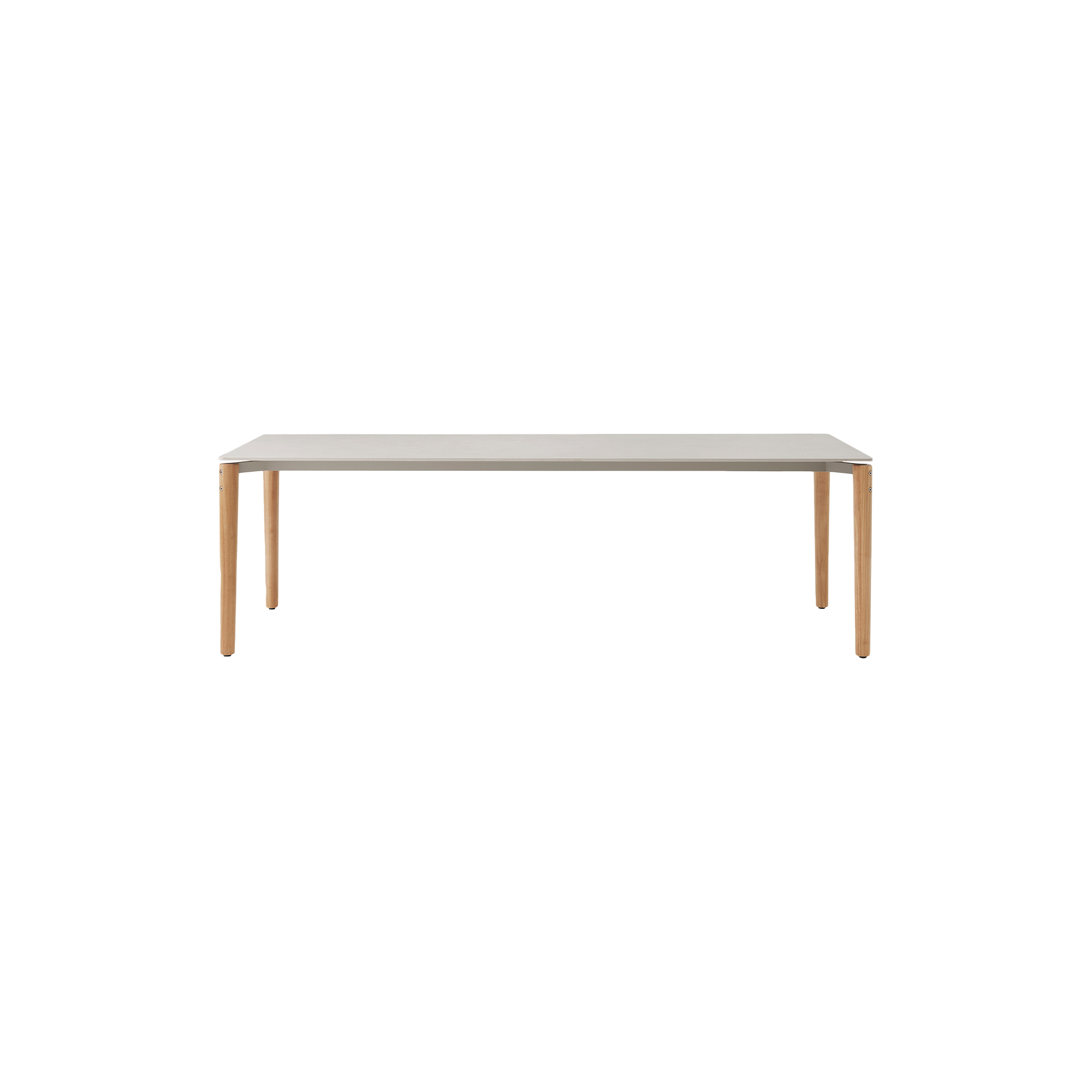 Vipp - VIPP719 Open-Air Table, teak/light grey