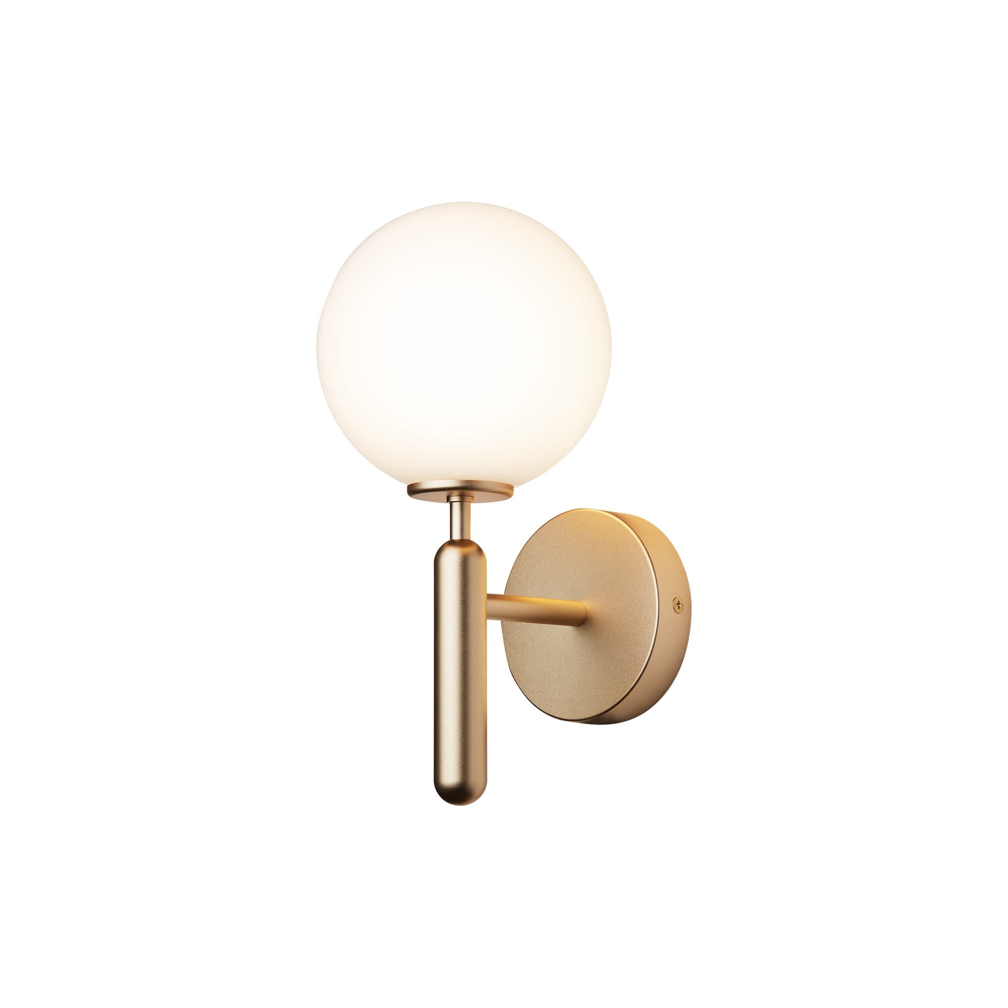 Nuura - Miira Wall Lamp, brass/opal
