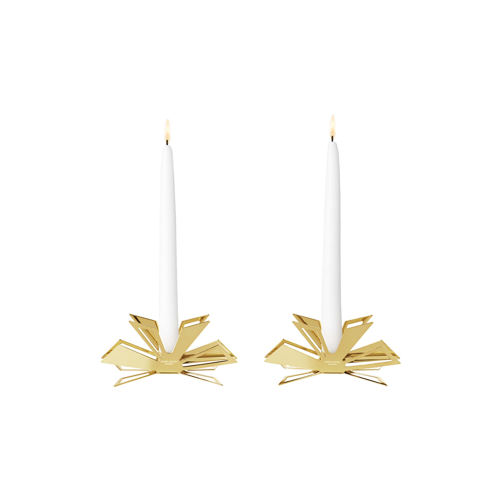 Georg Jensen - 2025 Lysestage, guld, Christmas Collectibles