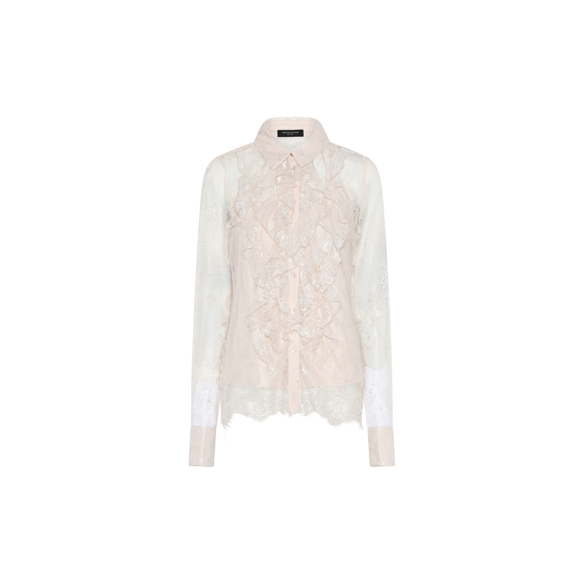 Bruuns Bazaar - JuaniaBBDaisa shirt, white sand - Str. 40