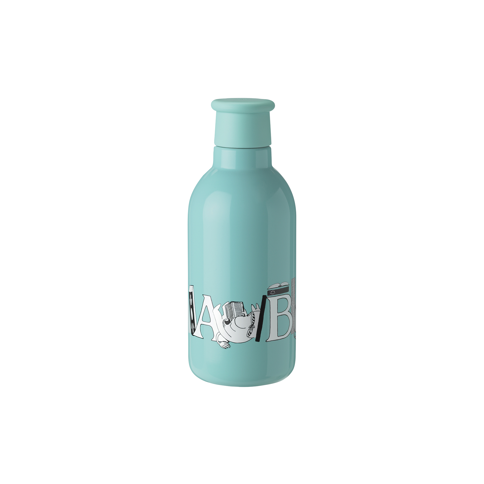 RIG-TIG - Moomin ABC termoflaske 0,5 L, moomin turqouise