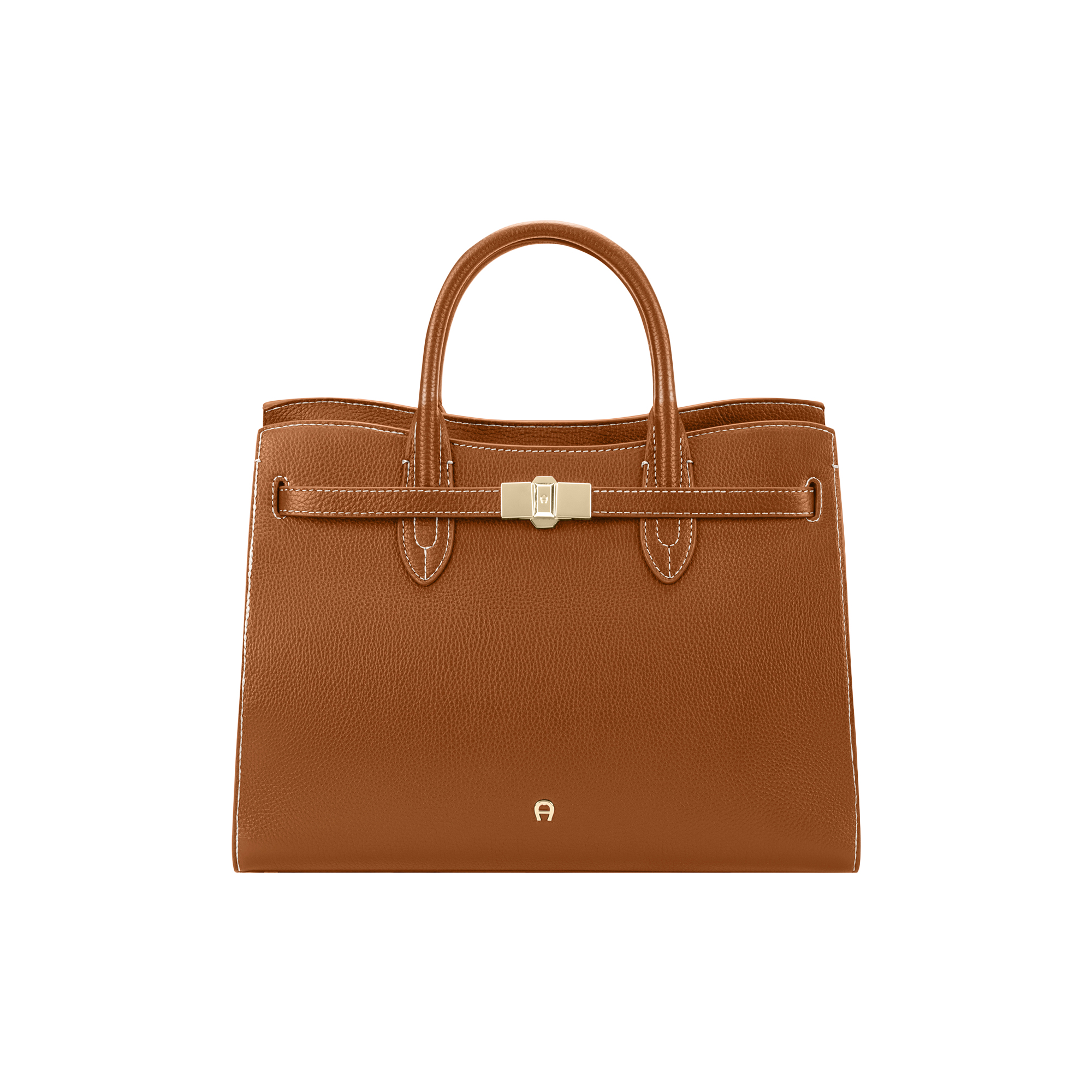 Aigner - Farah Handbag | Medium | Cognac Brown | Håndtaske - Medium
