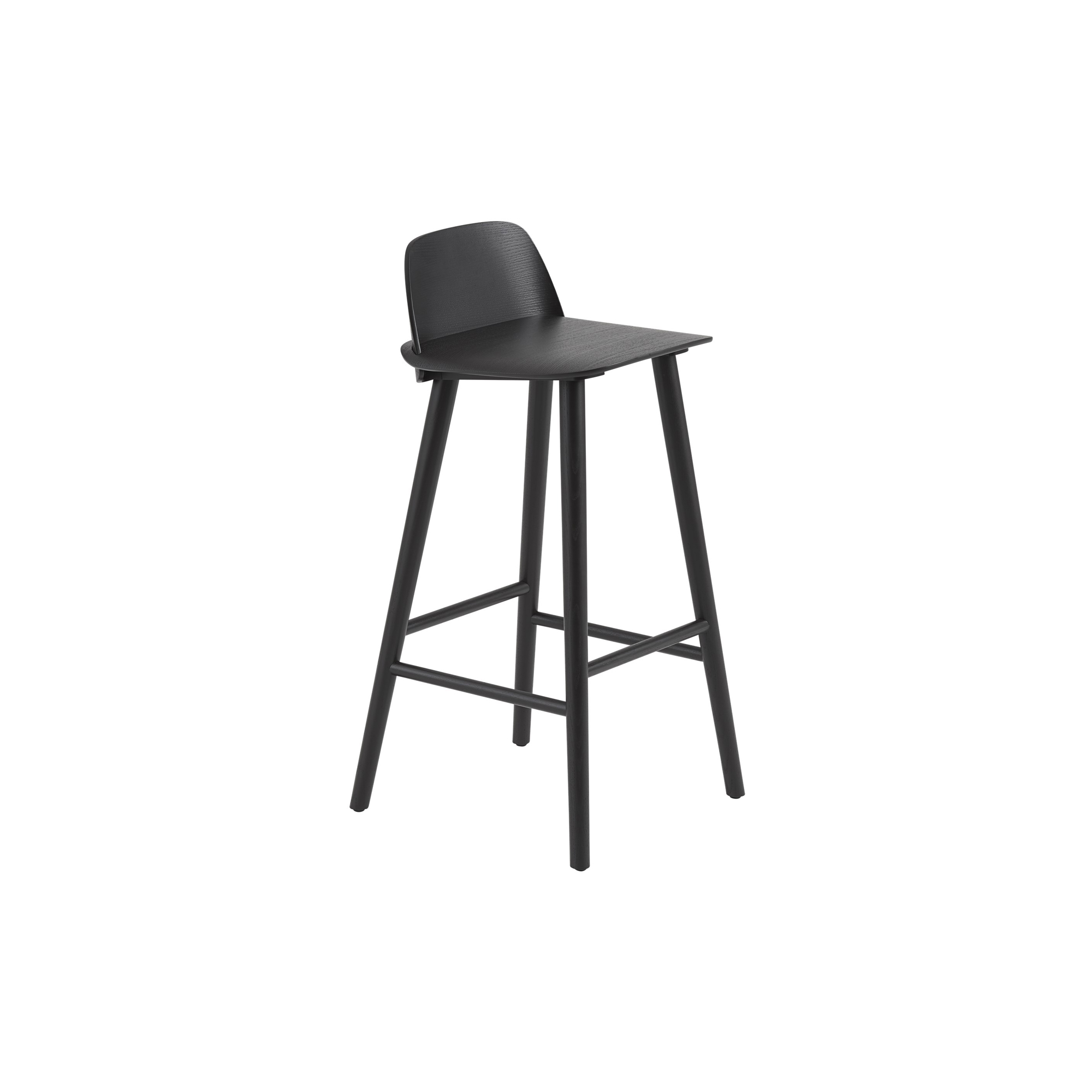 Muuto - Nerd Bar stool, black