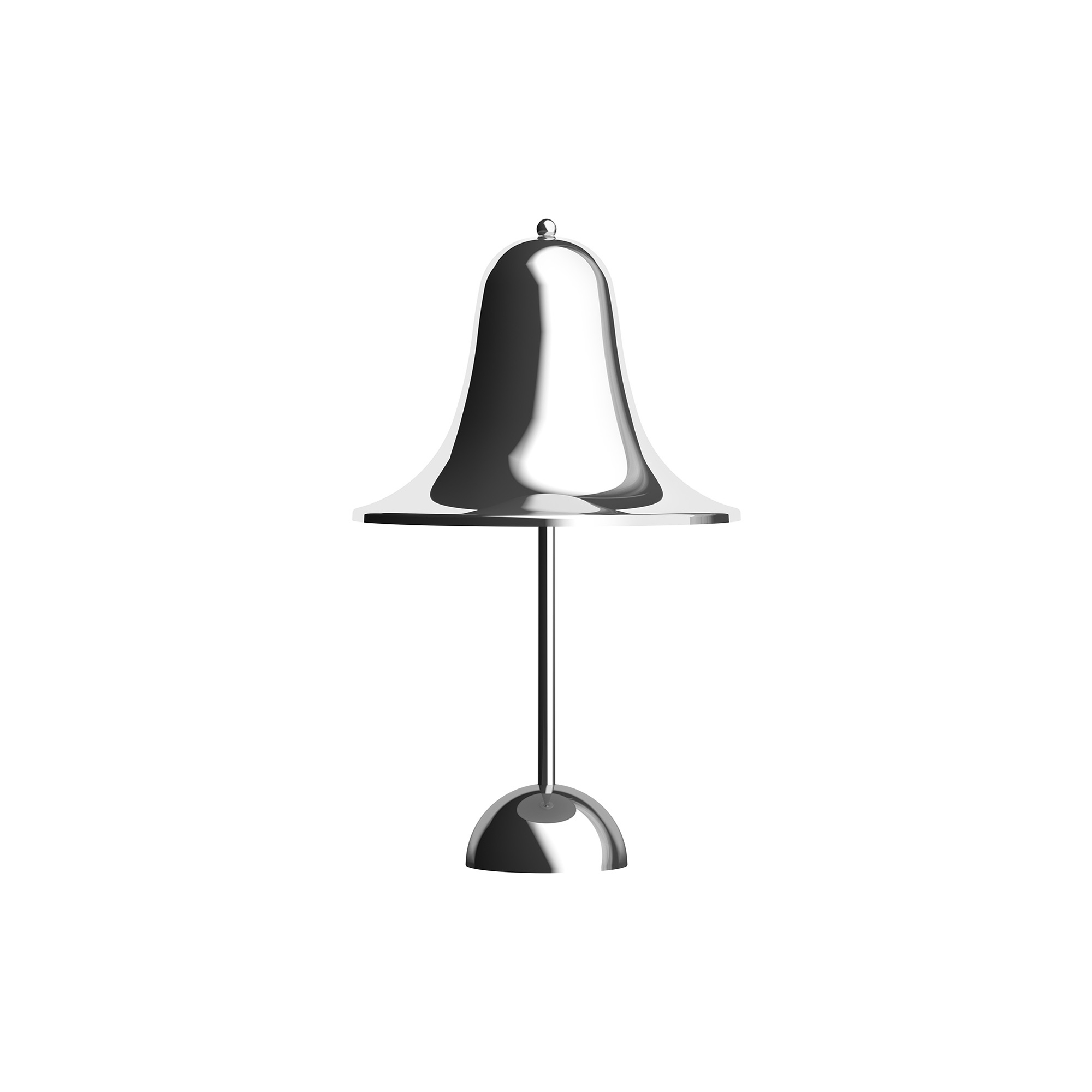 Verpan - Pantop Portable bordlampe, chrome