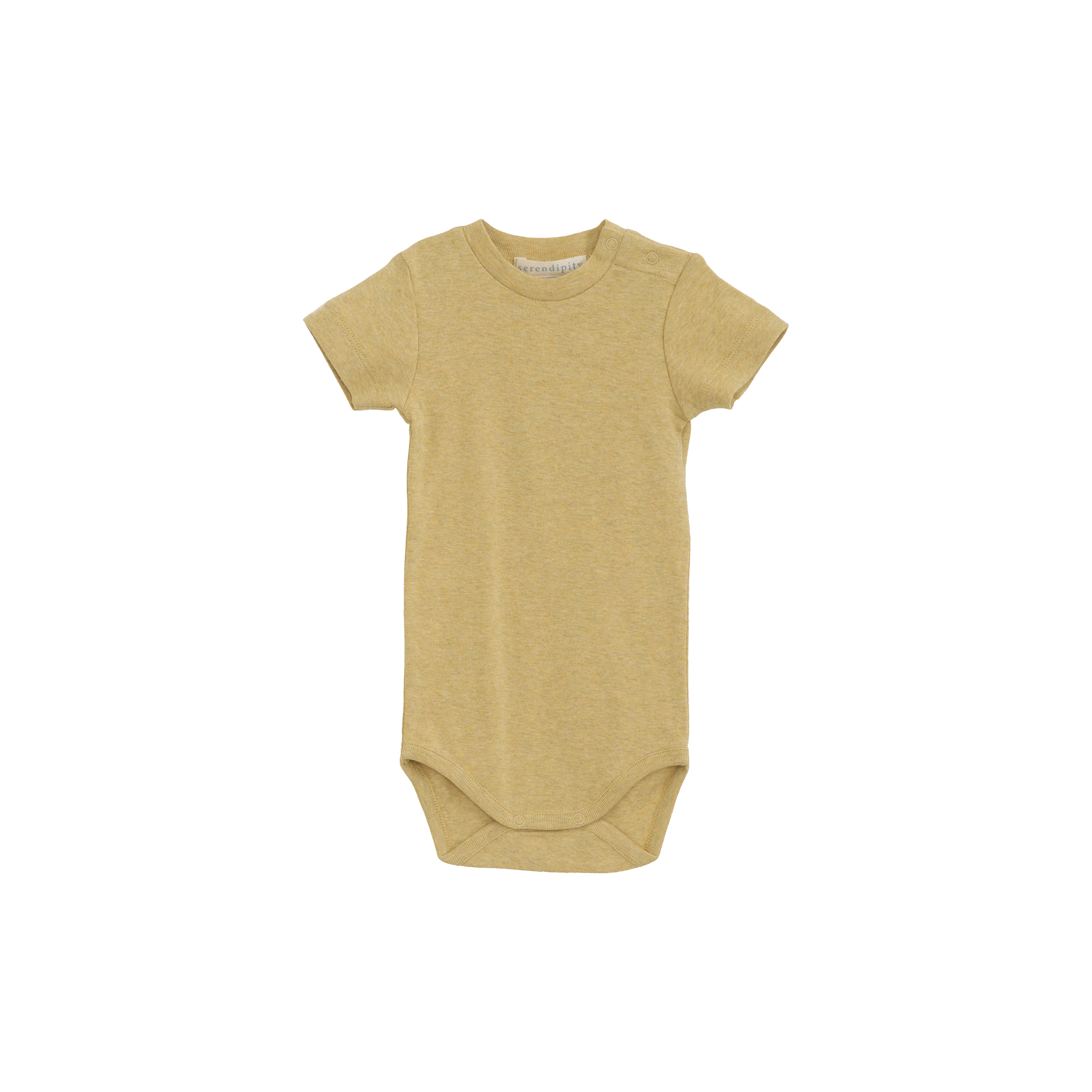 Serendipity - Baby Body Short Sleeve, chamomile - Str. 9M-74