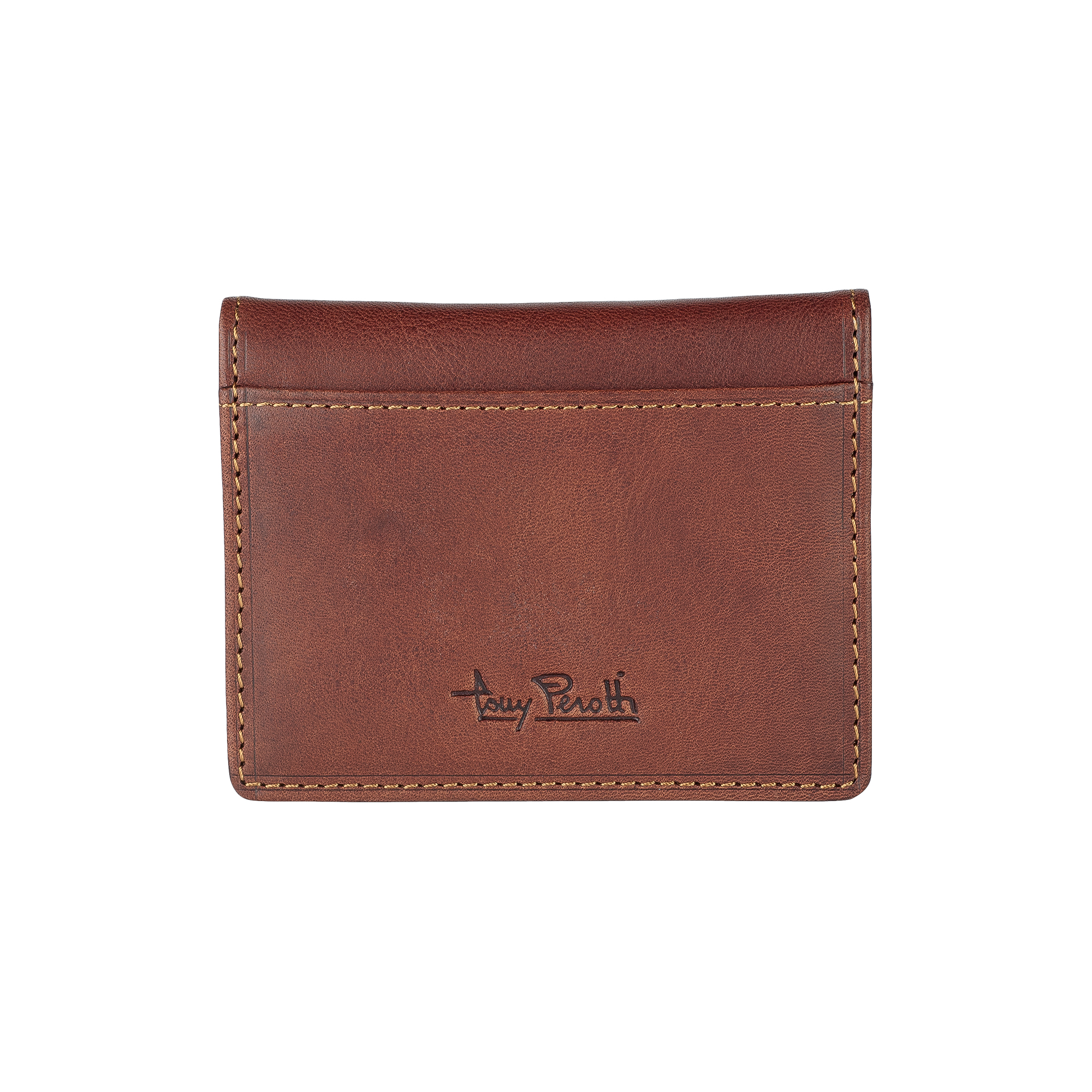 Tony Perotti - Creditcard Wallet Fold, dark brown - 10x7.6x1 cm