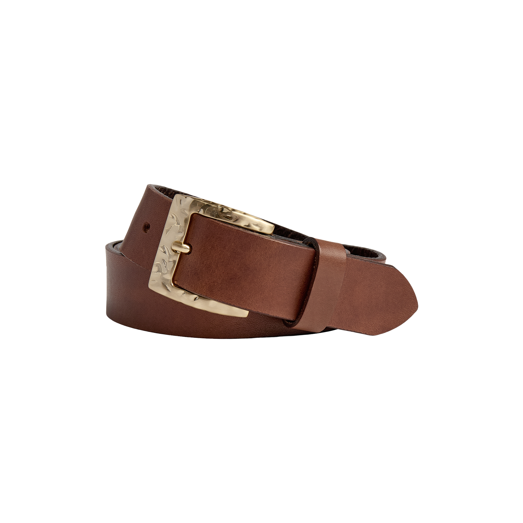 Markberg - HeatMBG Belt, cognac w/br. Gold - 85