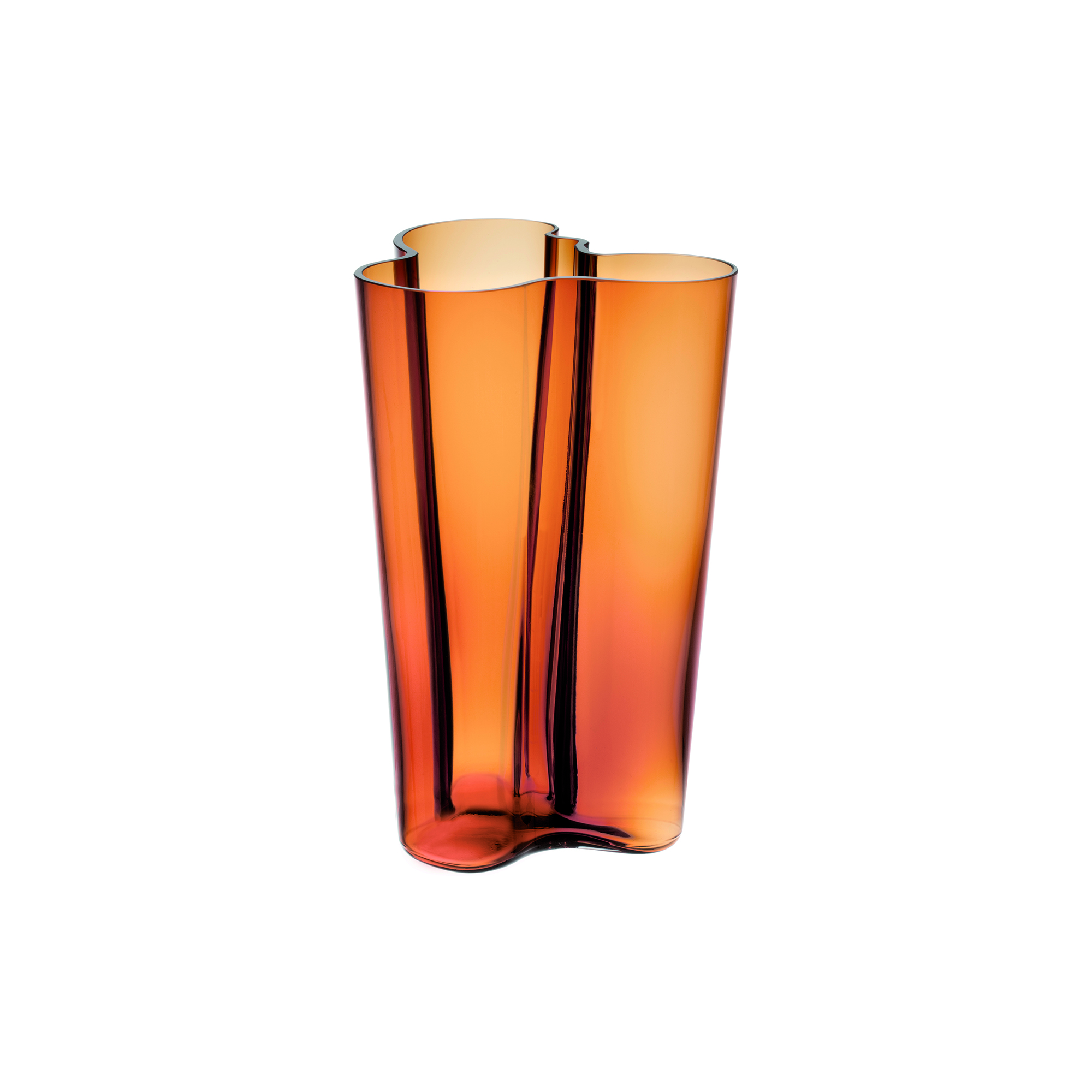 Iittala - Alvar Aalto vase 25 cm, copper, Alvar Aalto Collection - H25 cm
