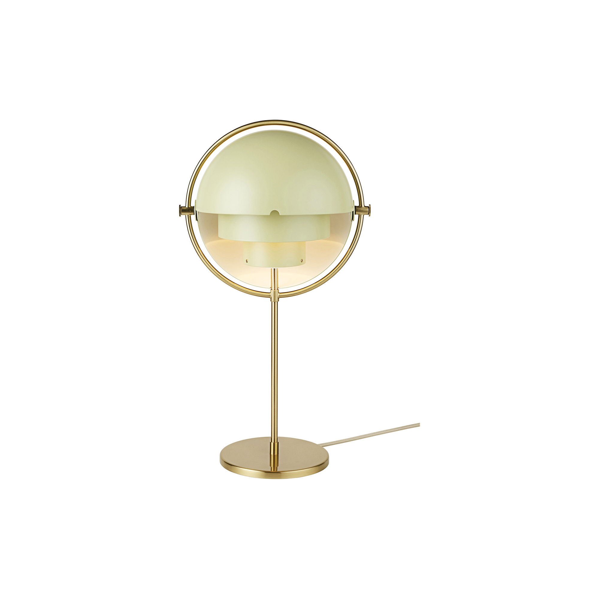 GUBI - Multi-Lite Table Lamp, desert sage - H: 50 x B: 27 x D: 25,5 cm.