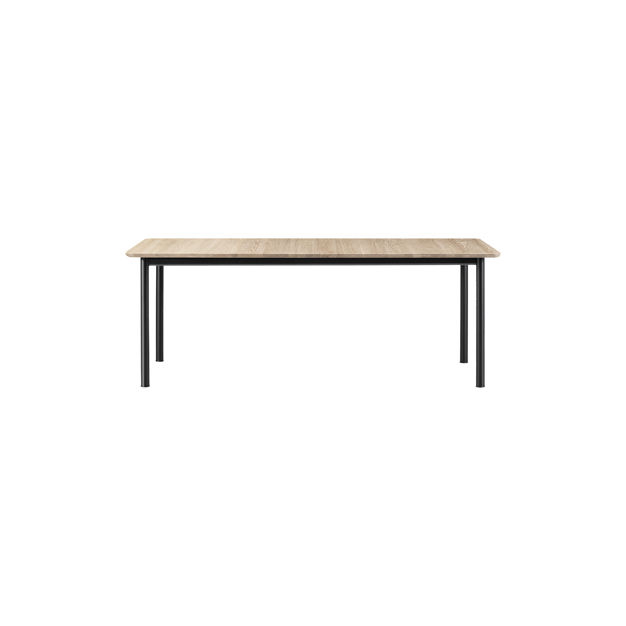 Fredericia Furniture - Plan Table Extendable, light oiled oak/black