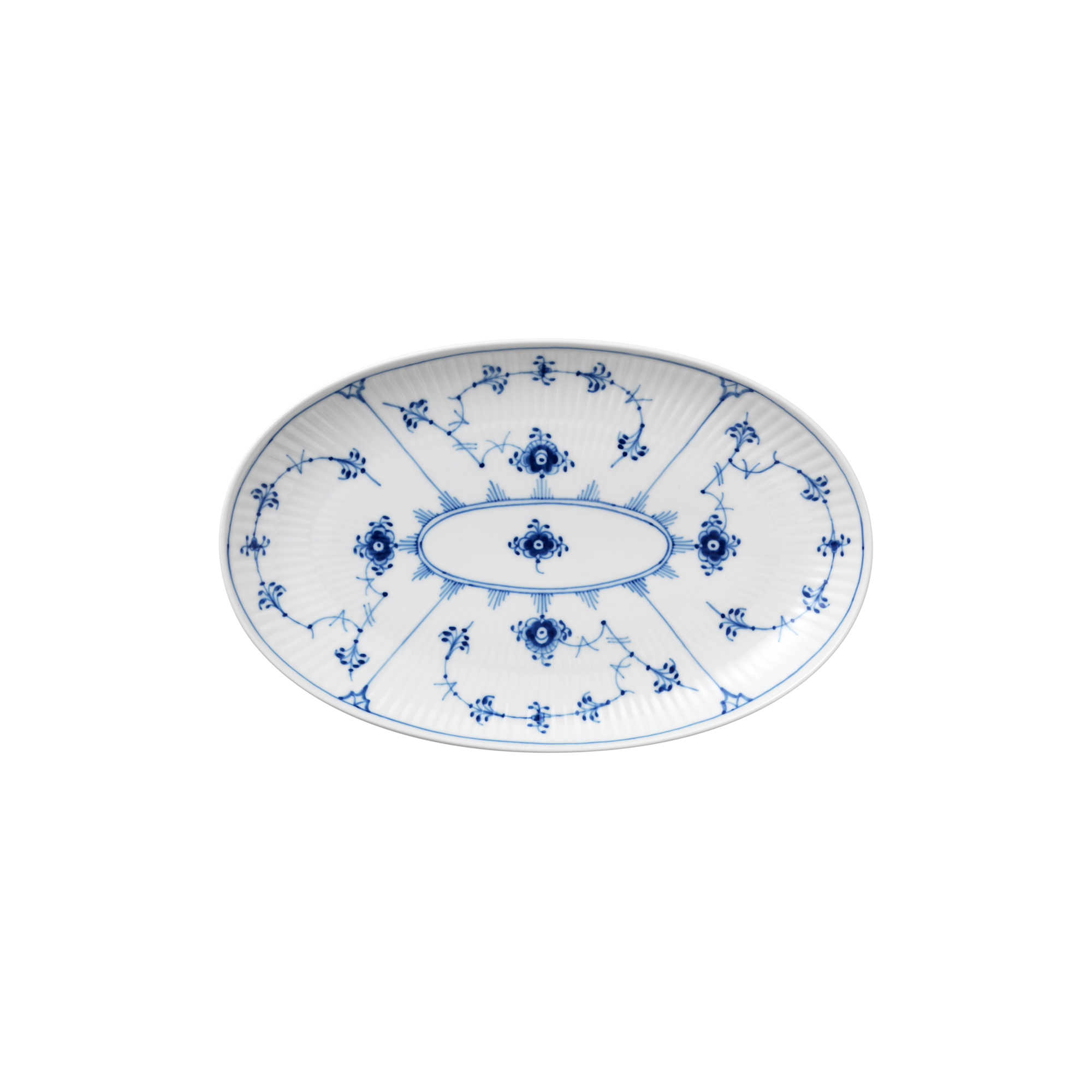Royal Copenhagen - Musselmalet Riflet asiet 23,5 cm