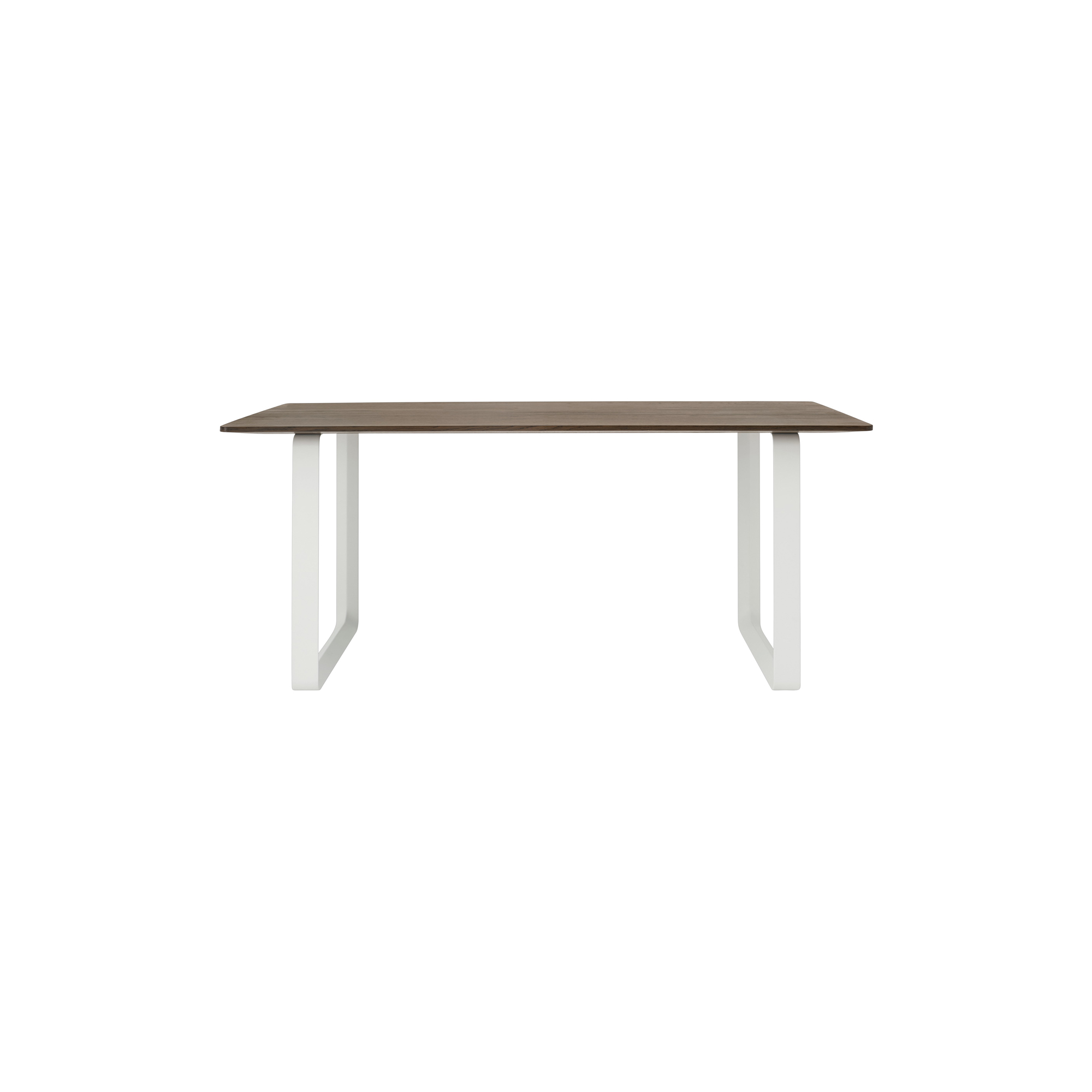 Muuto - 70/70 Table, solid smoked oak/white - 170x85 cm