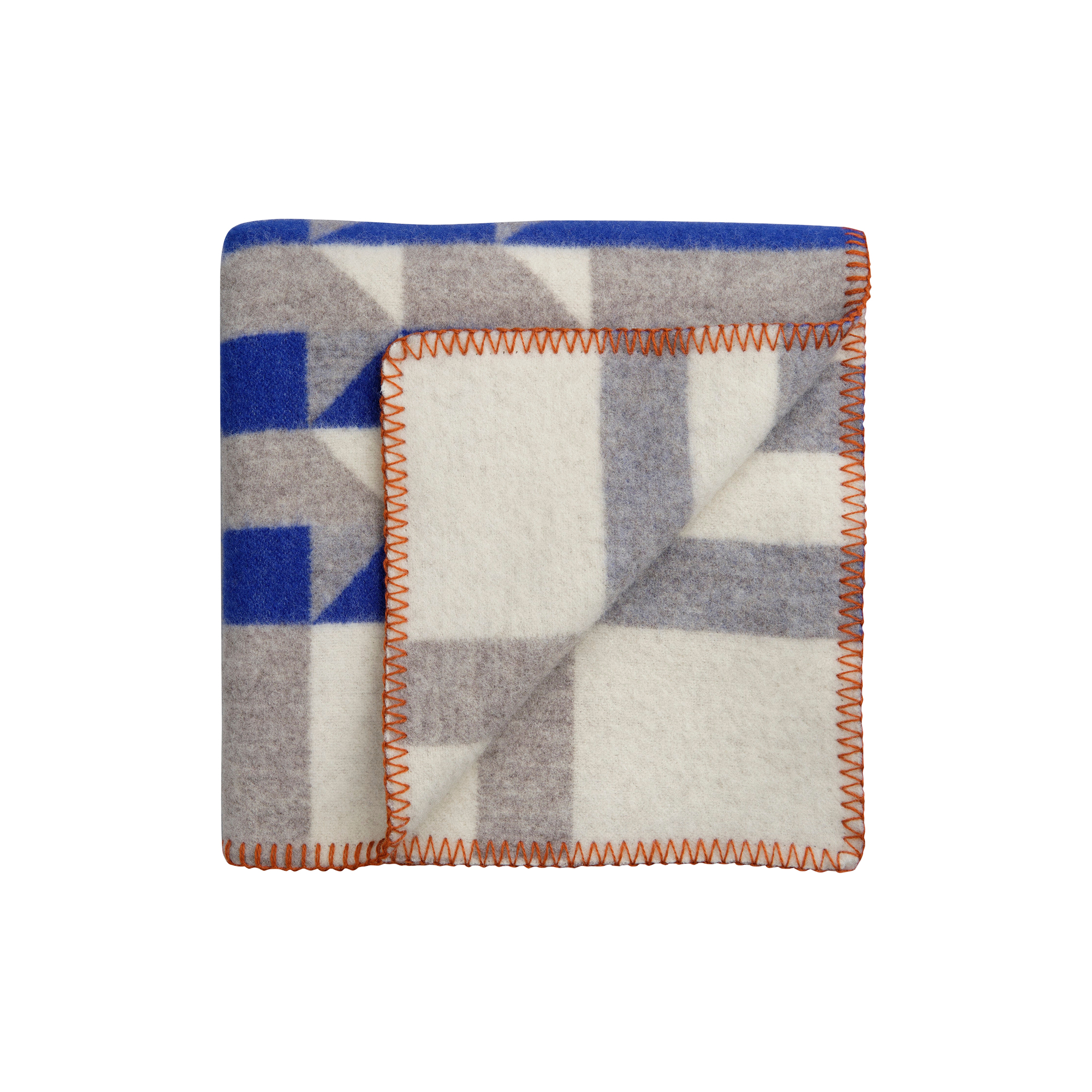 Røros Tweed - KVAM Half Size Throw, blue