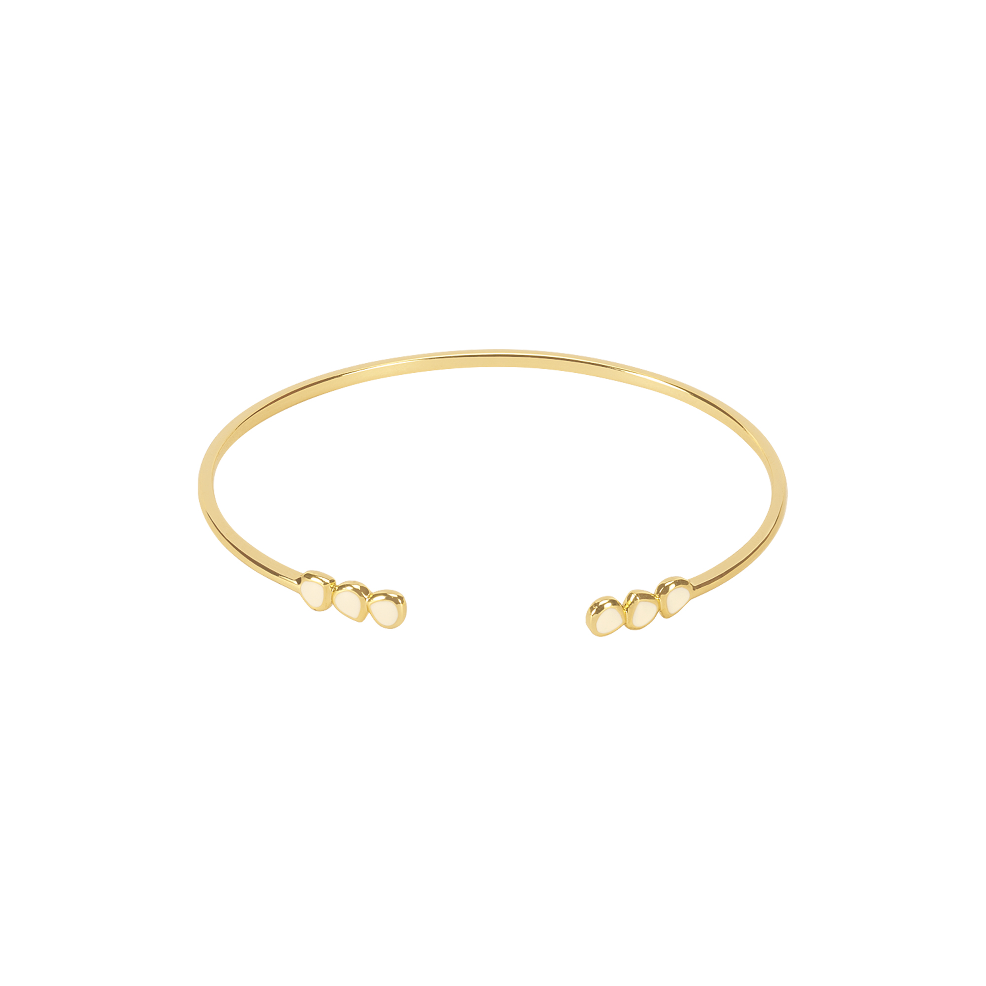 bangle up - LUMI Bracelet, white sand