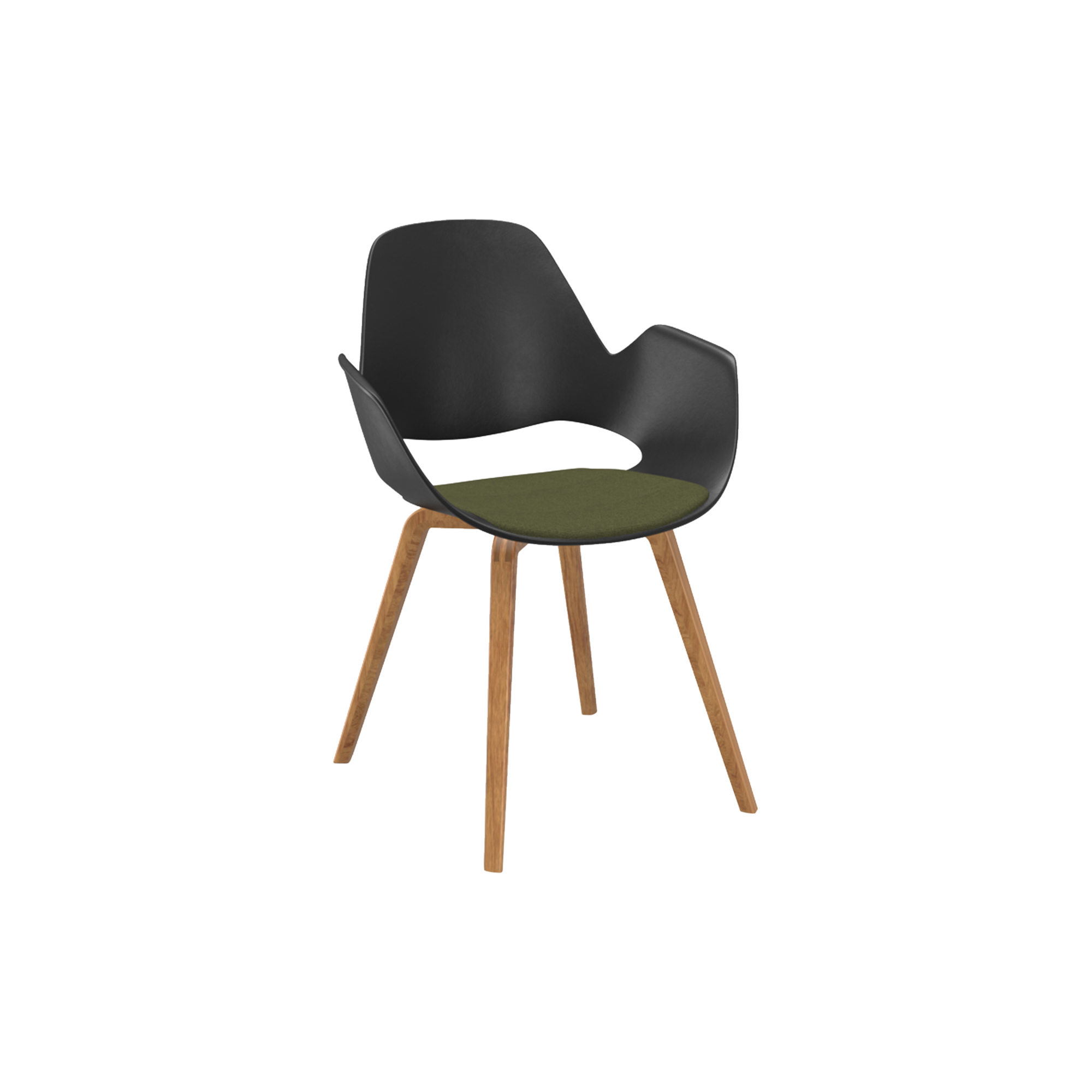 HOUE - FALK stol med armlæn, pine green