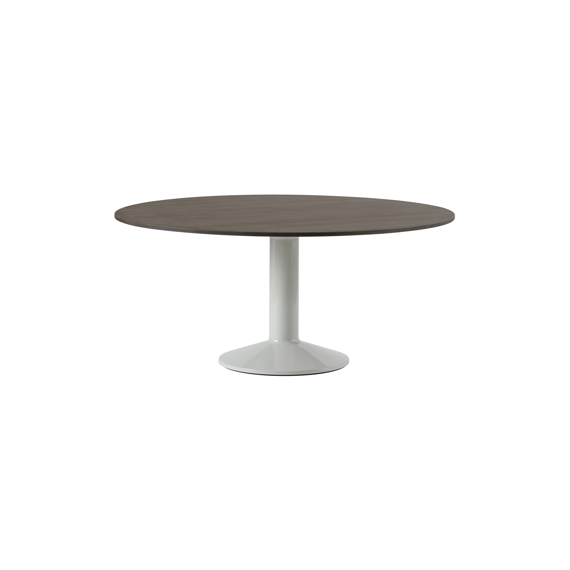 Muuto - Midst Table, dark oiled oak/grey - Ø160 cm