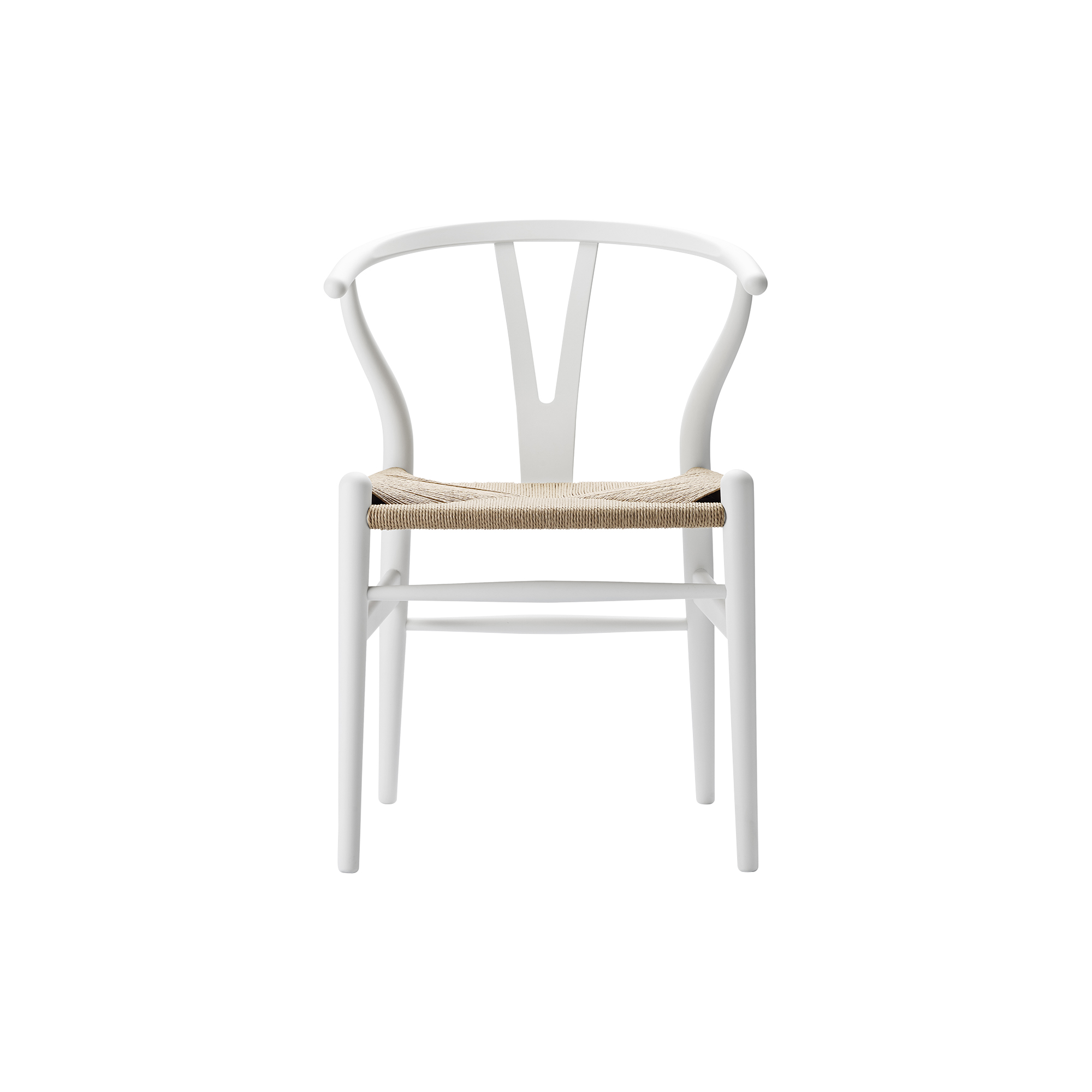 Carl Hansen & Søn - CH24 Y-stolen spisebordsstol, soft white - H: 76 x B: 55 x D: 51 cm.