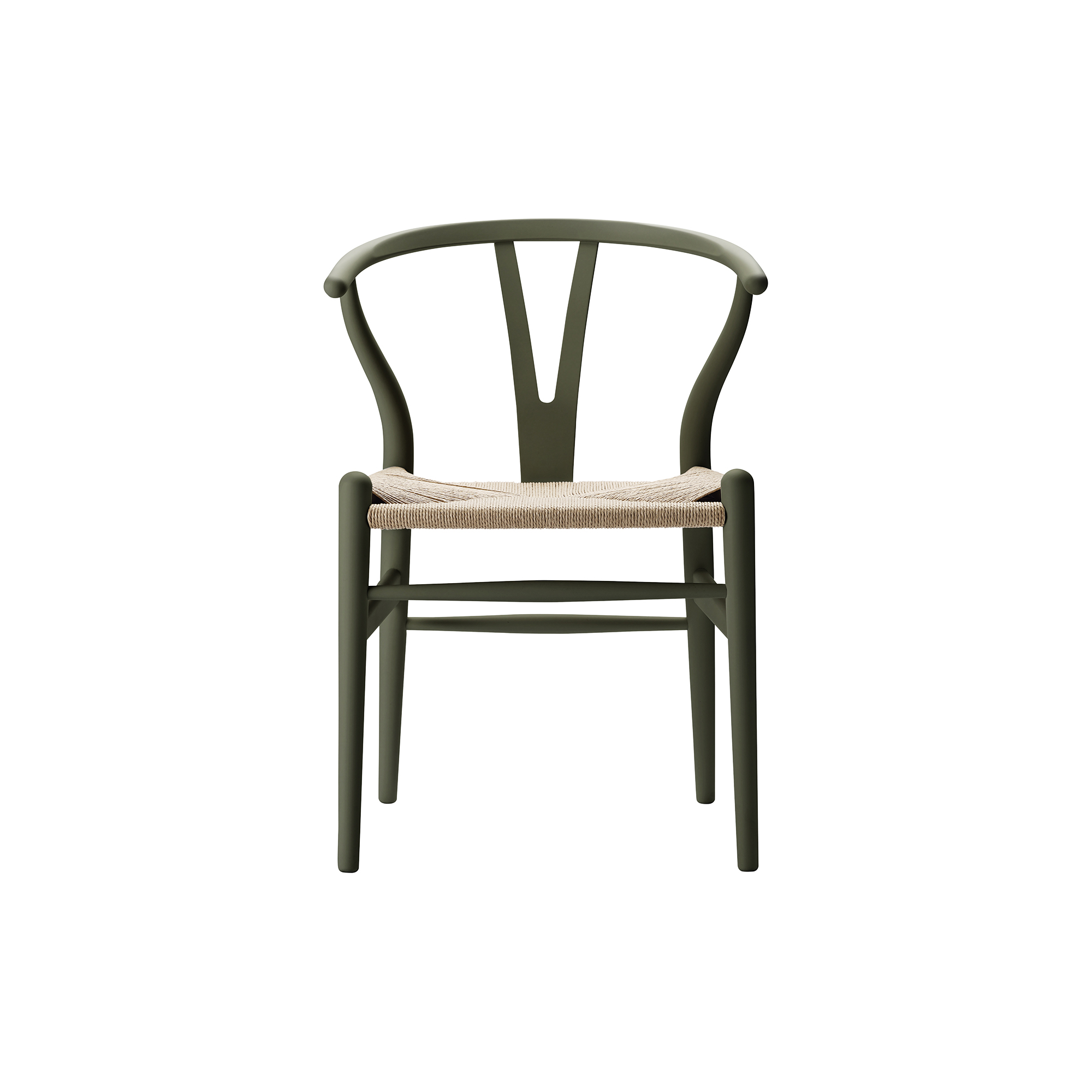 Carl Hansen & Søn - CH24 Y-stolen spisebordsstol, soft seaweed - H: 76 x B: 55 x D: 51 cm.