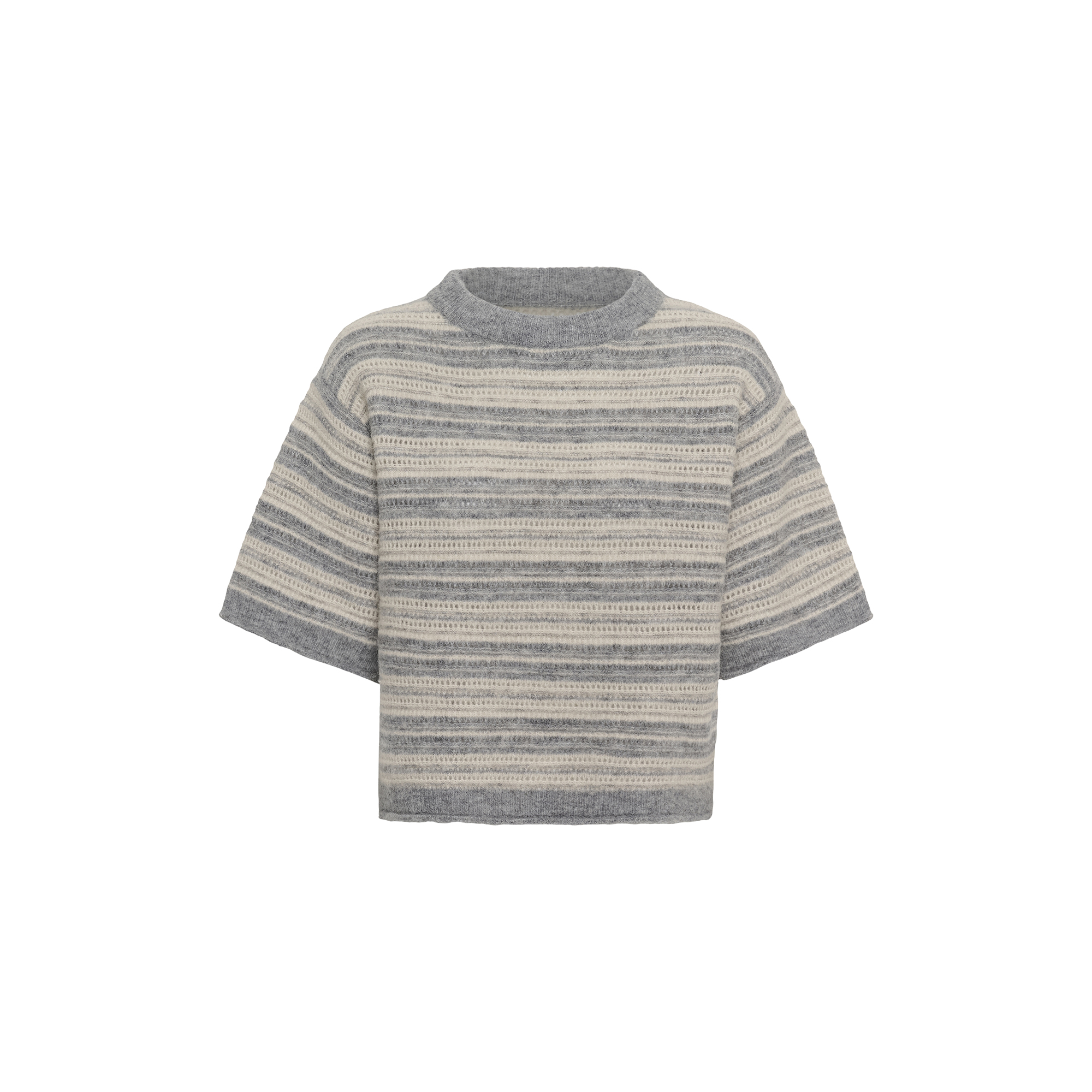 Part Two - CerysPW Pullover, grey/french oak stripe - Str. XL