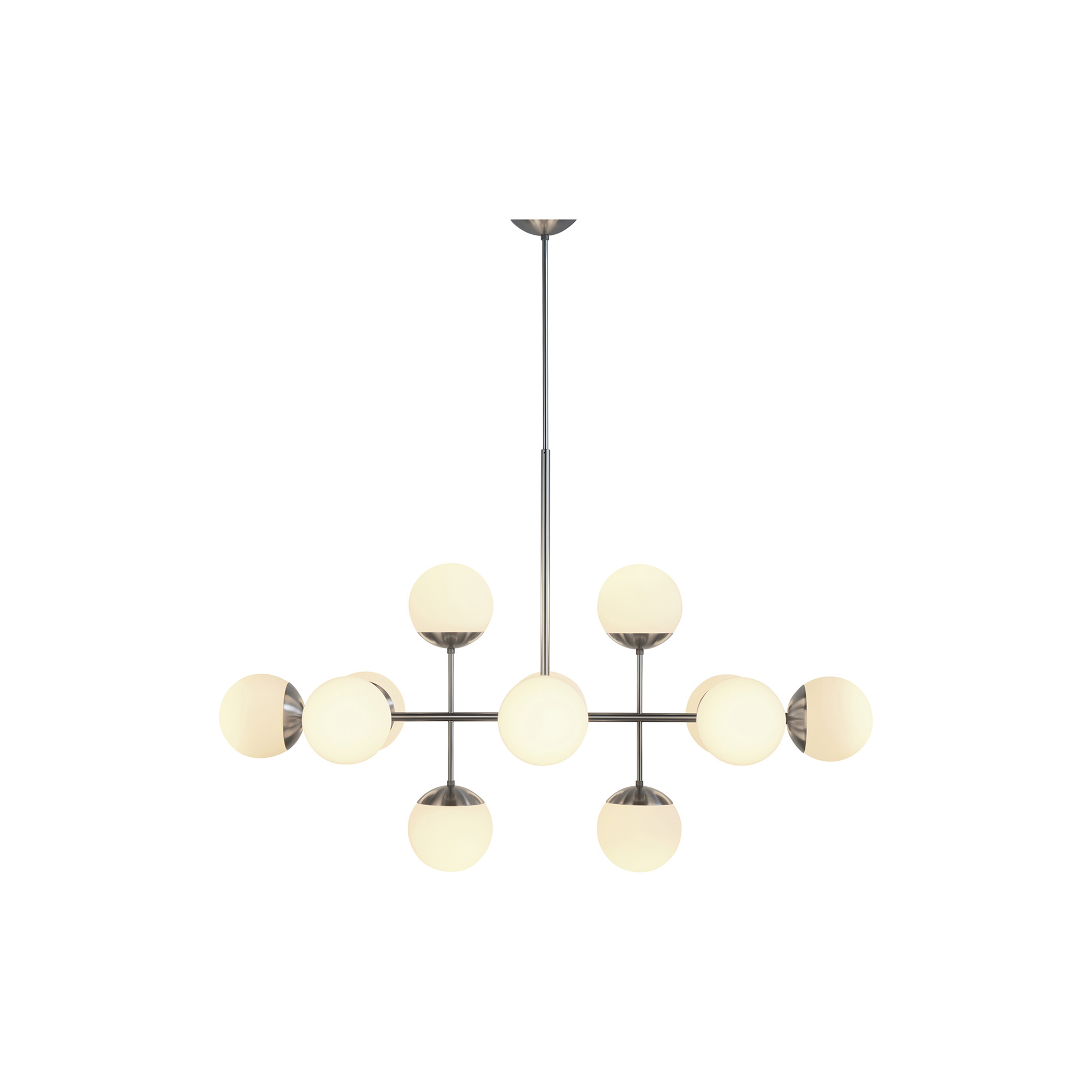 Rubn - Lord Ballroom Lamp, steel/opal