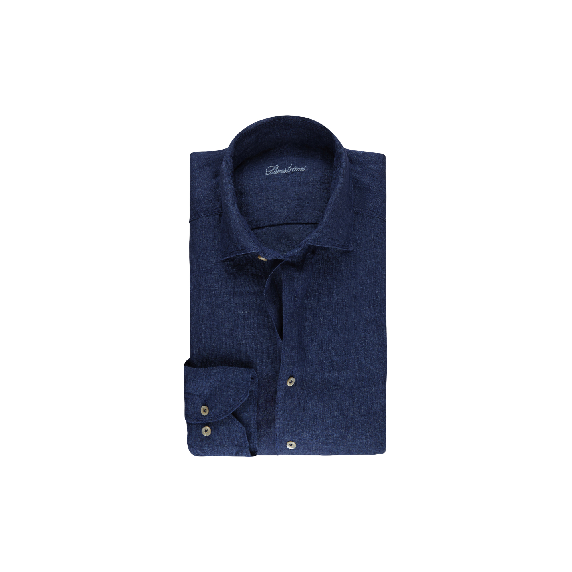Stenströms - Regular C72 RC cuff Casual, dark blue - Str. M