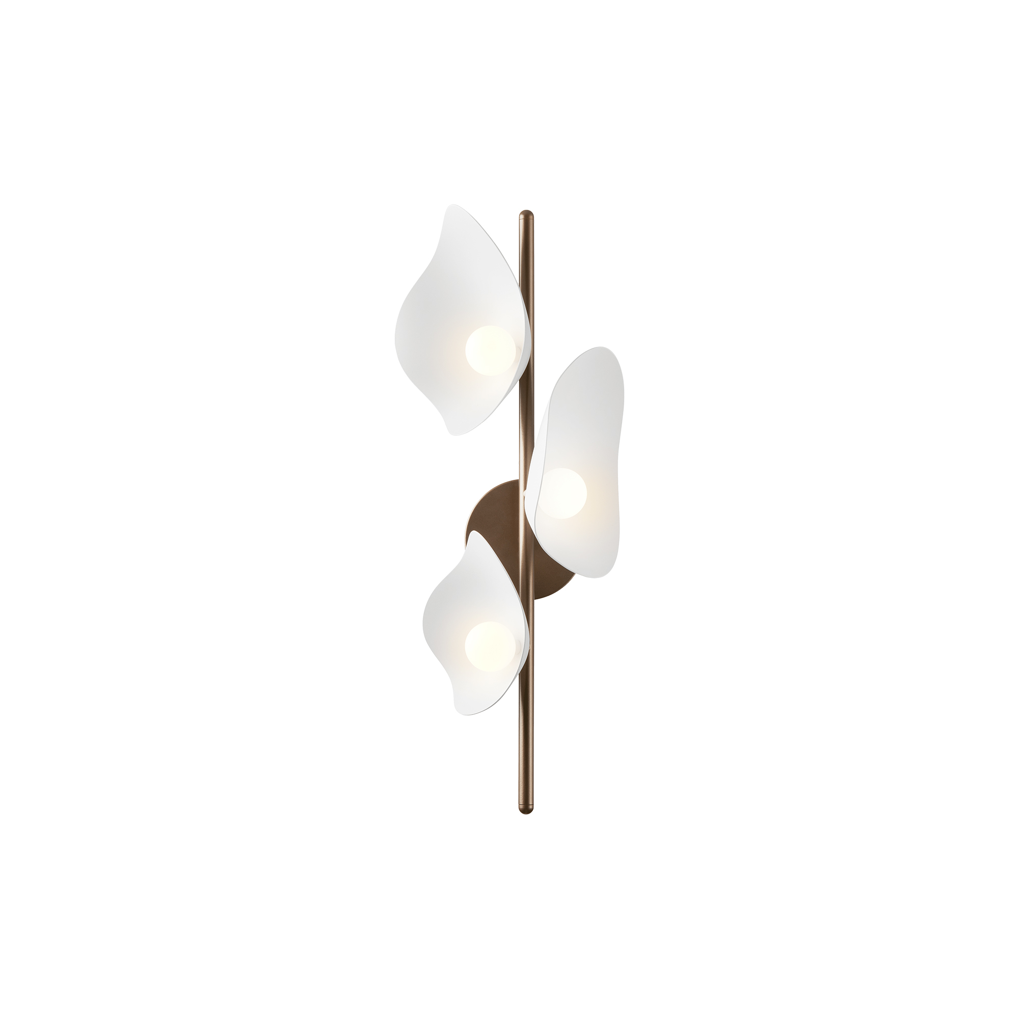 Nuura - Florii 3 Wall Lamp, dark bronze
