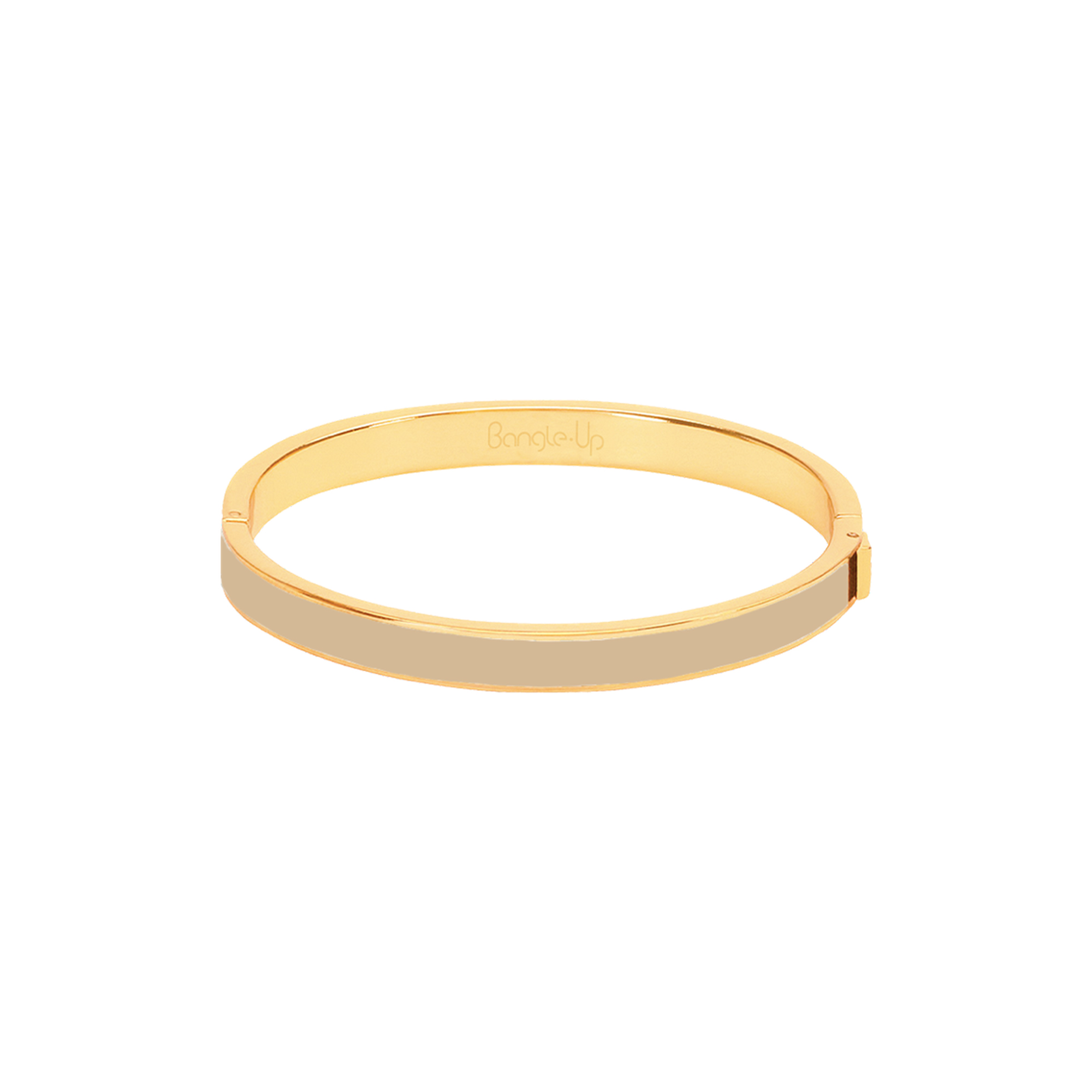 bangle up - BANGLE Bracelet 7 mm T1, mastic beige - T1
